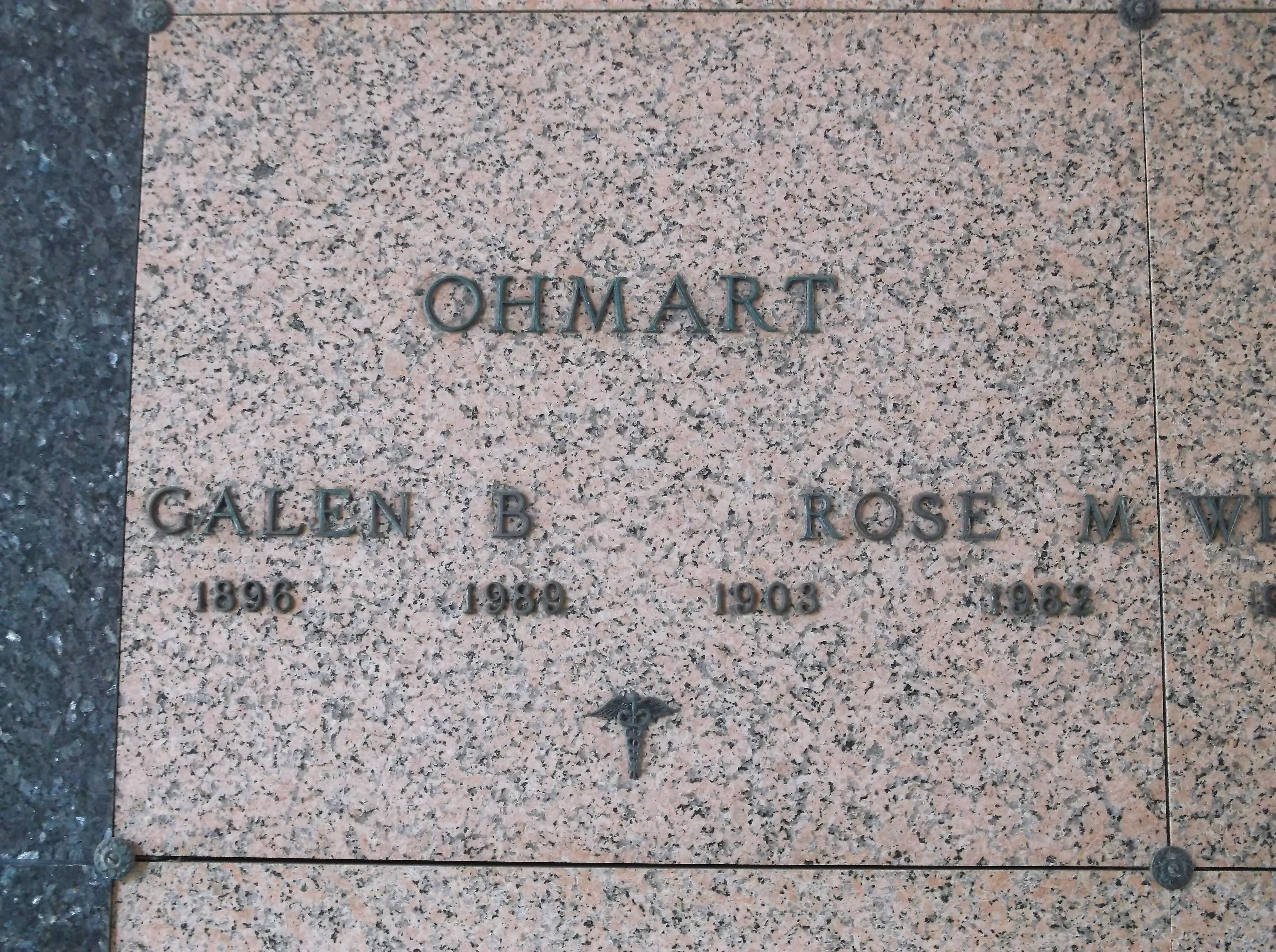 Galen B Ohmart