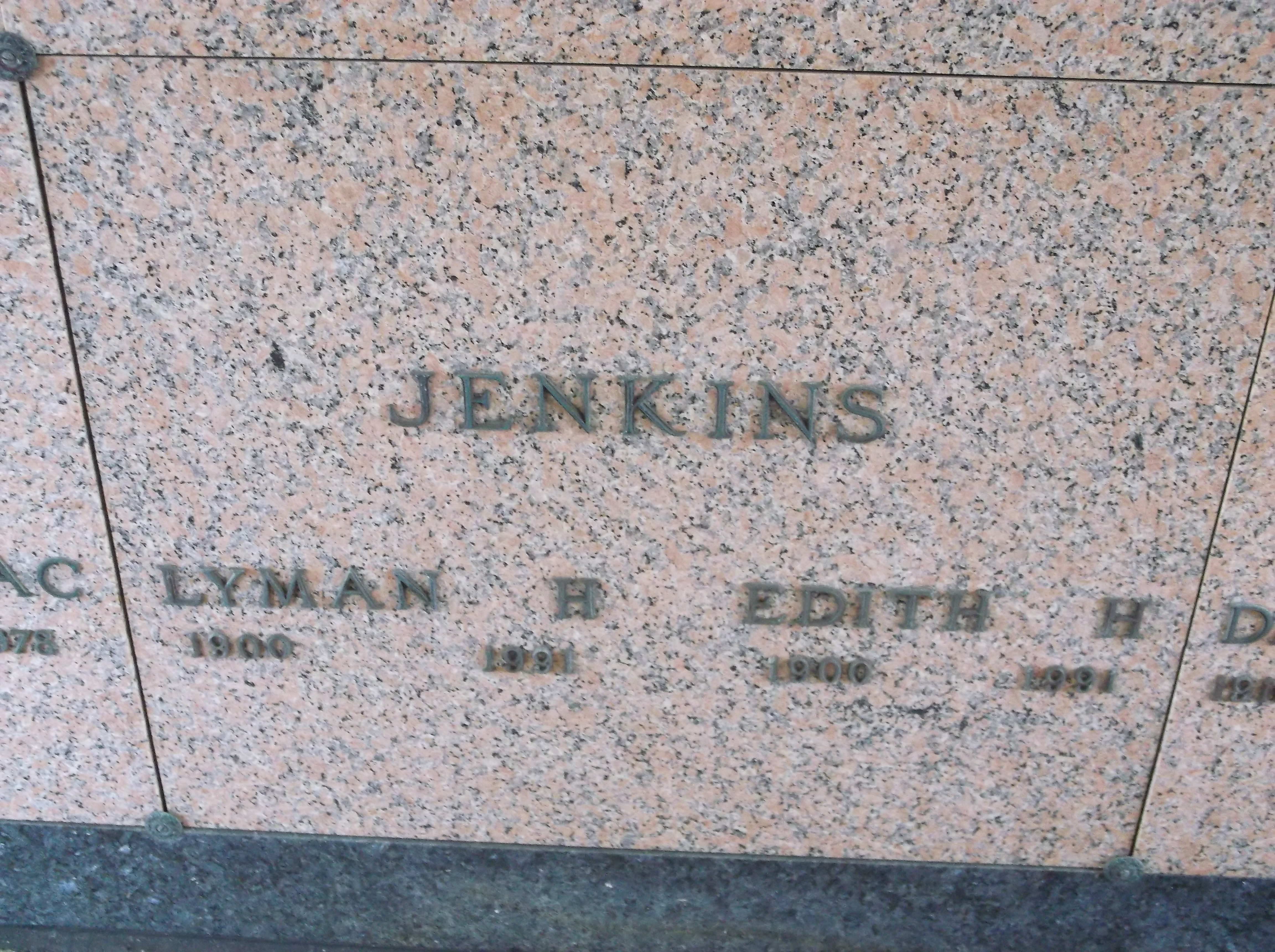 Edith H Jenkins