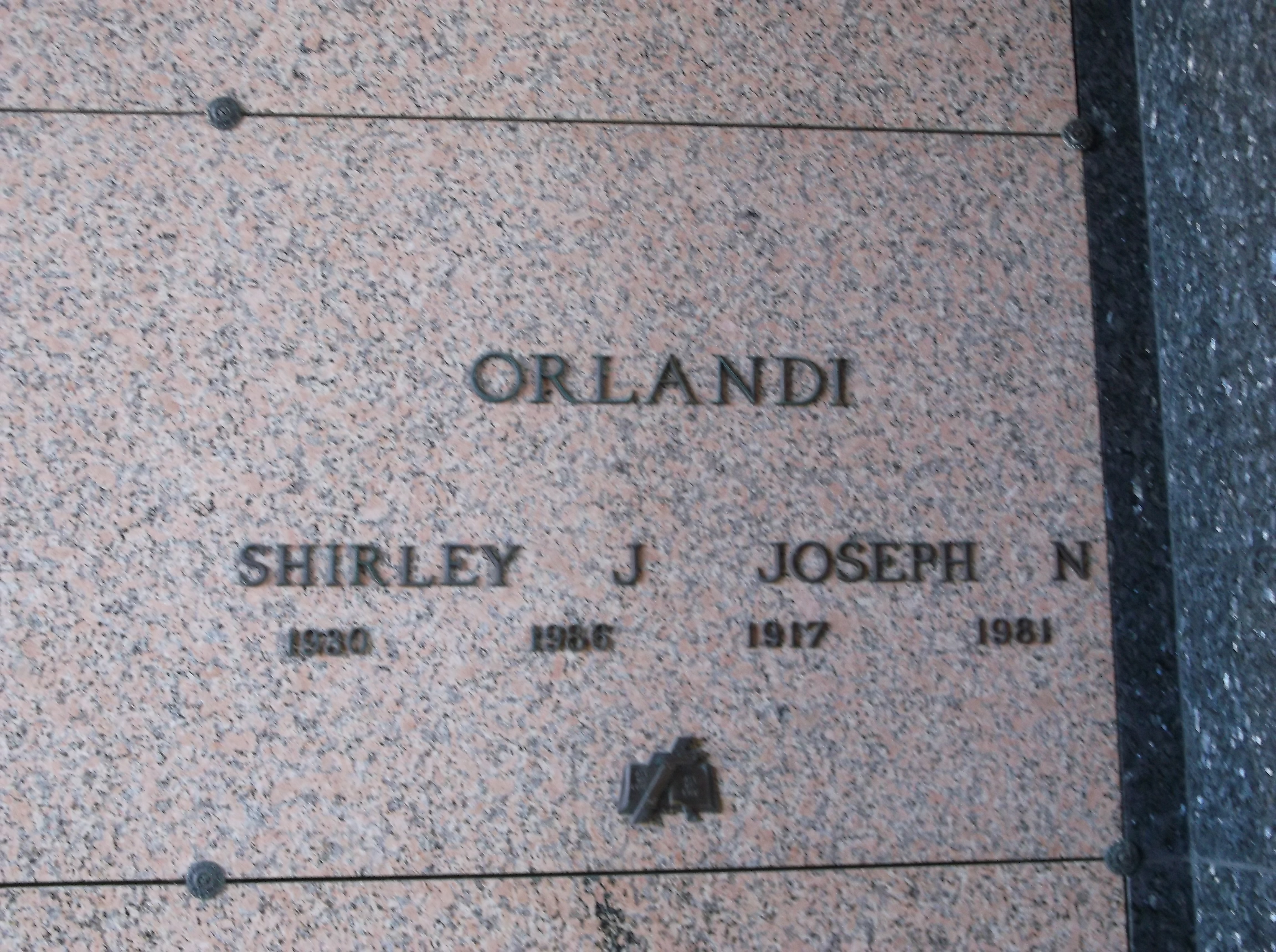 Shirley J Orlandi
