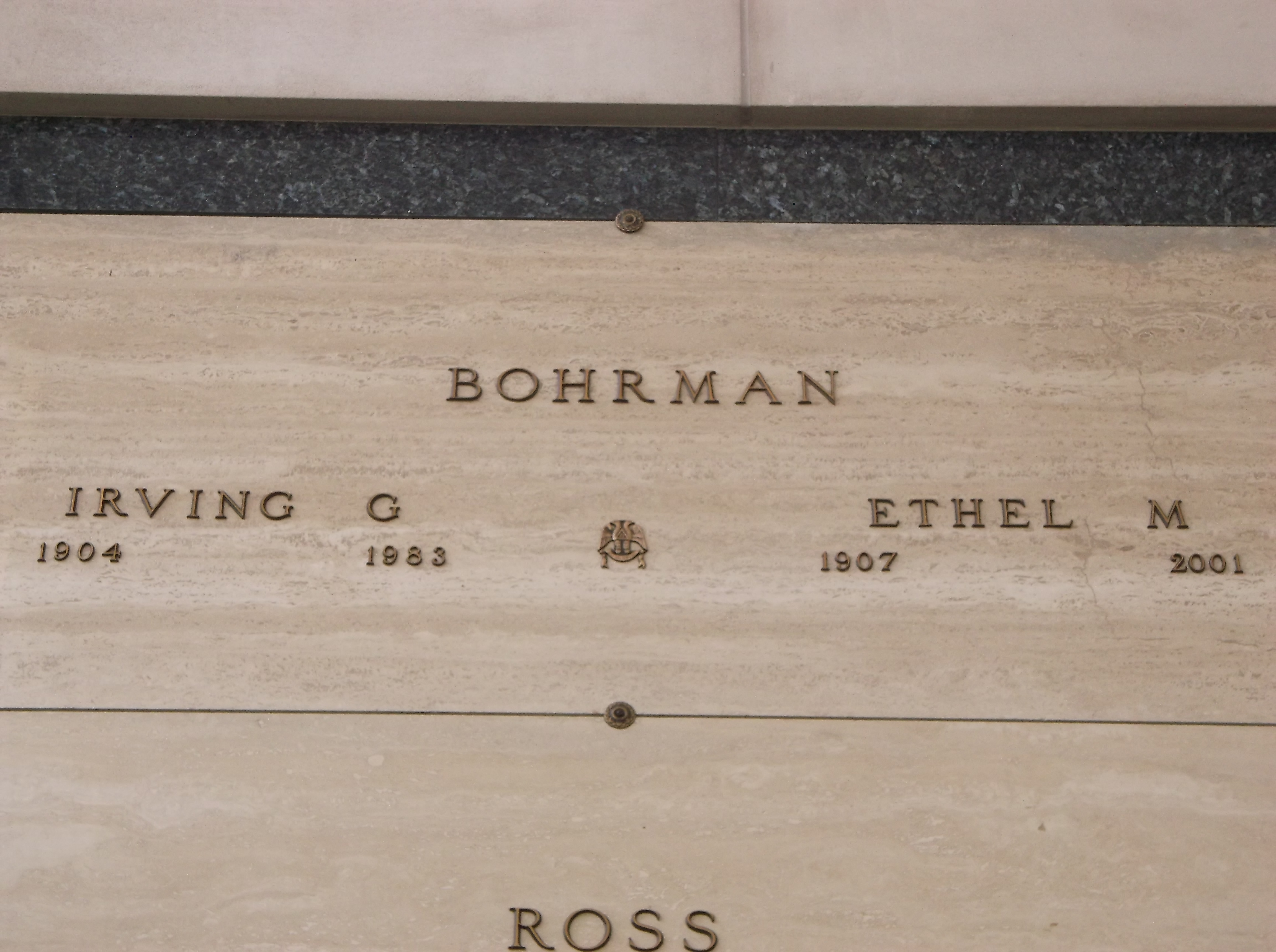 Ethel M Bohrman