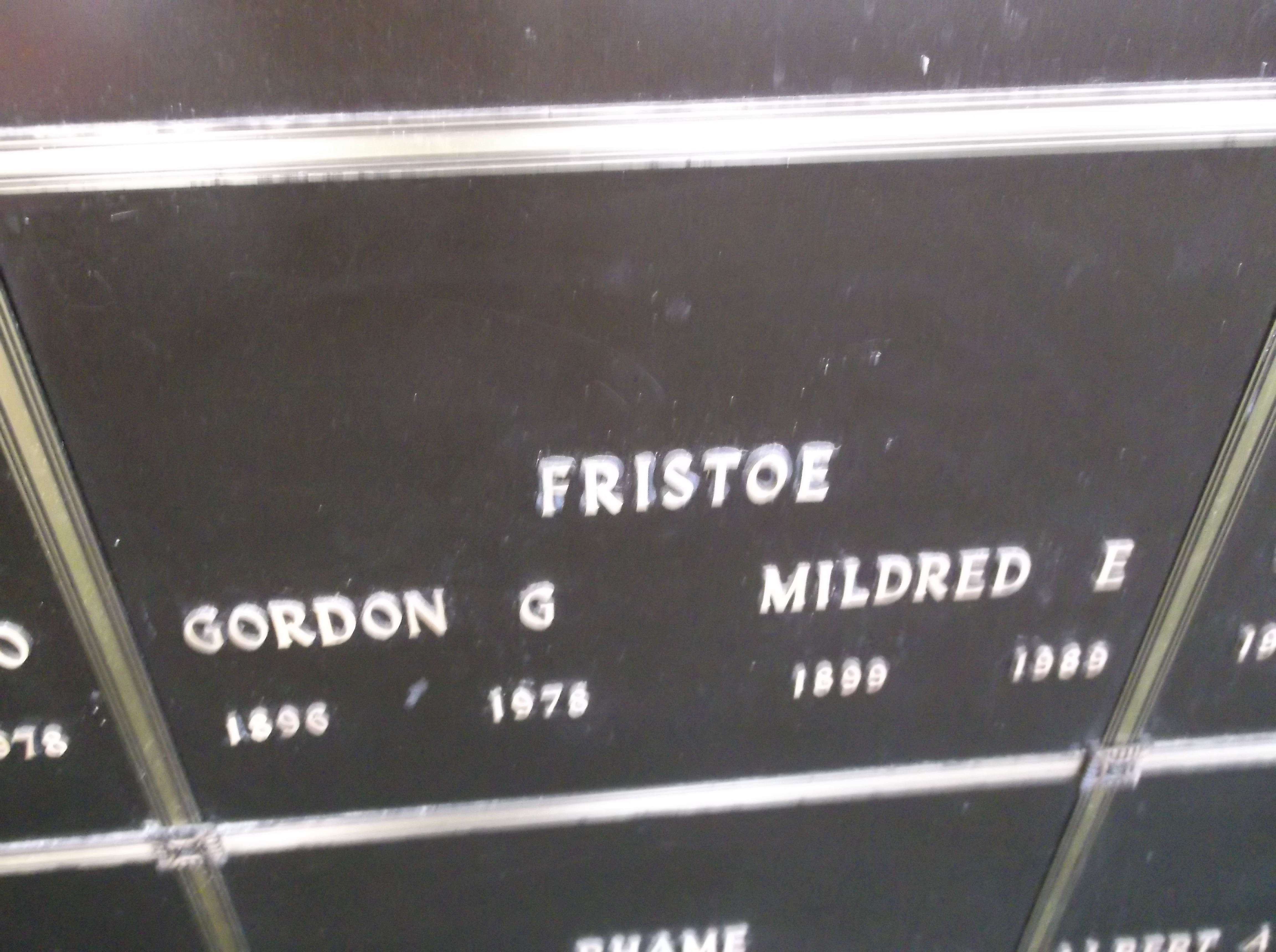 Mildred E Fristoe
