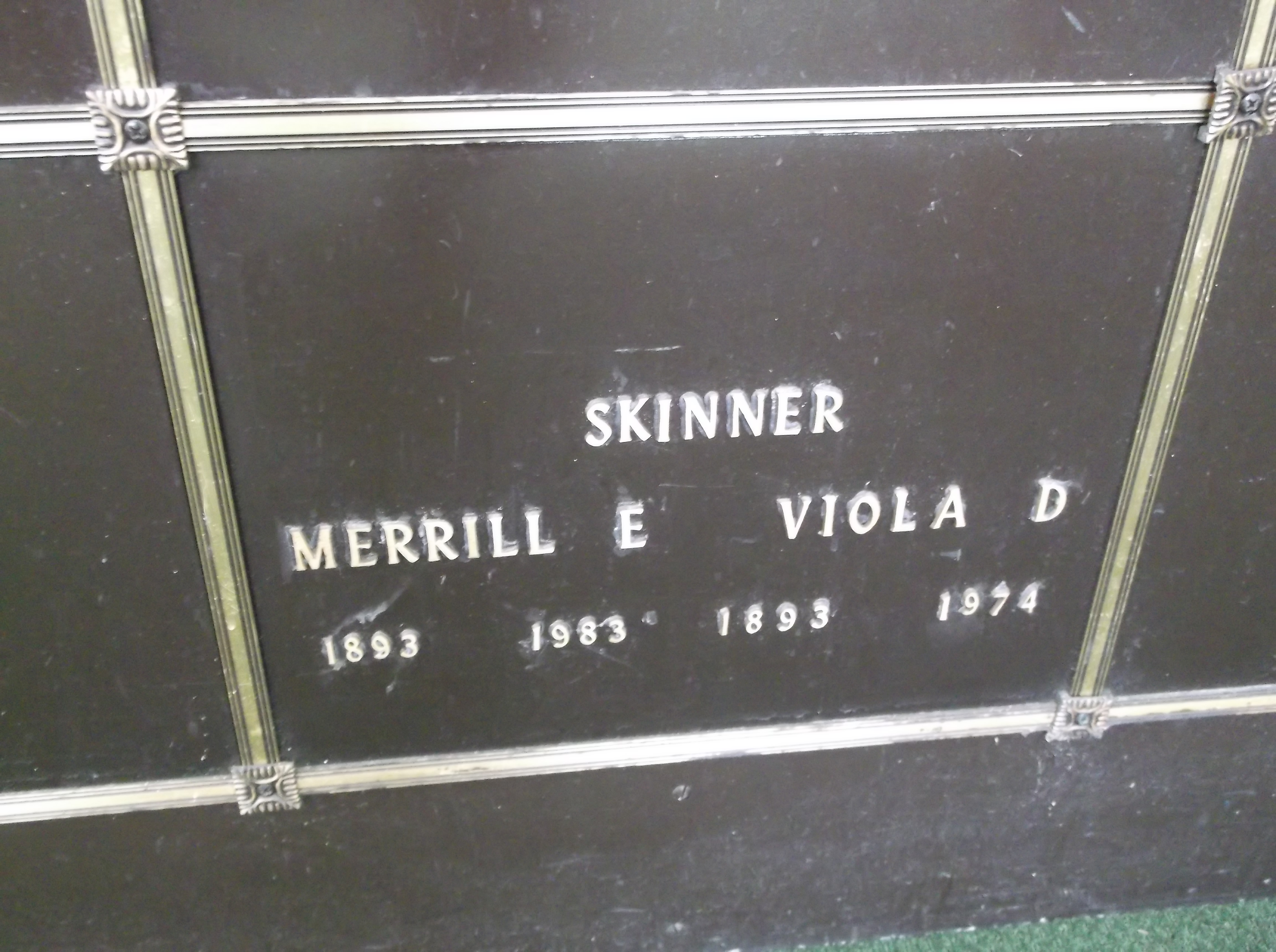 Merrill E Skinner