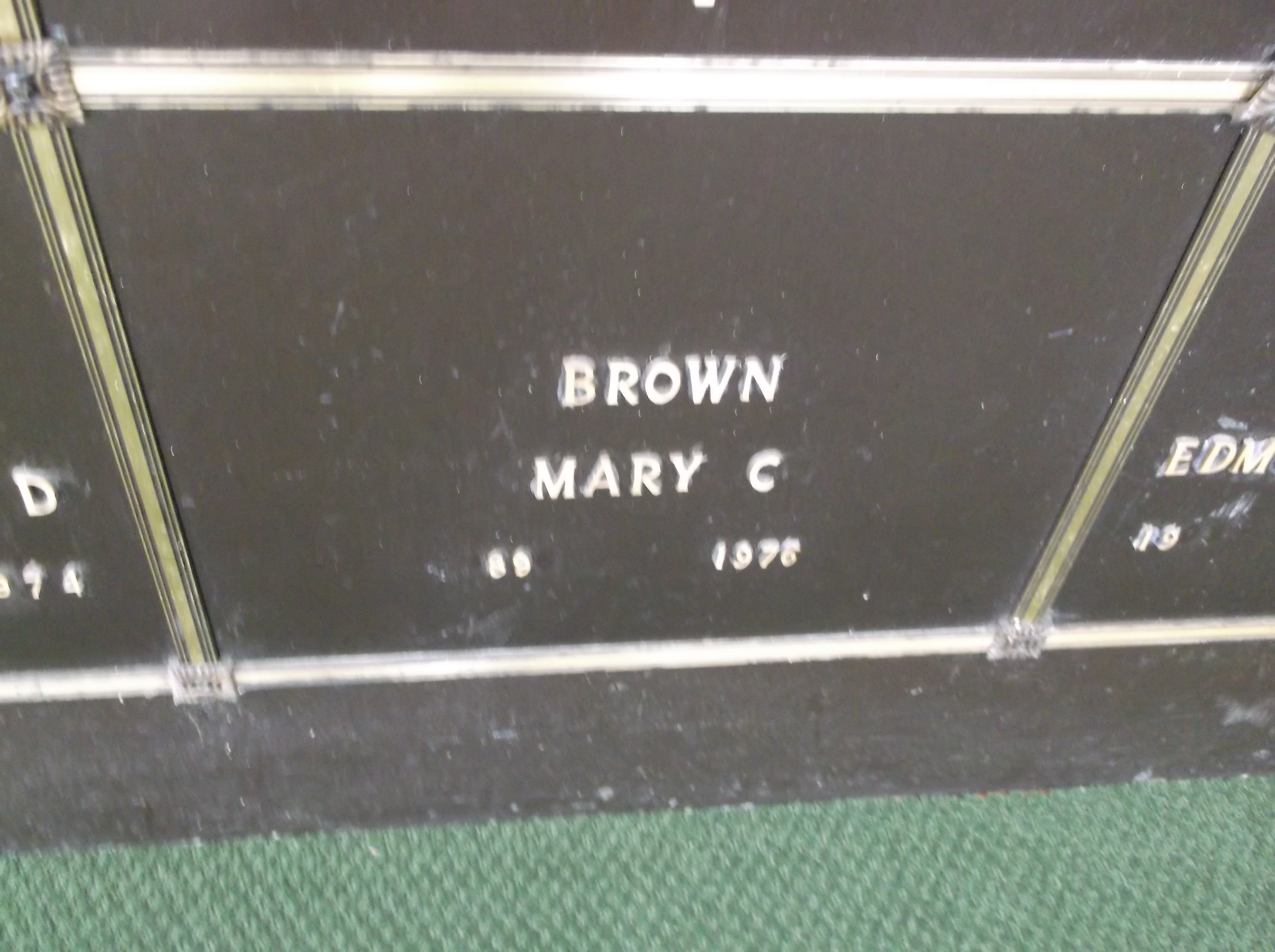 Mary C Brown
