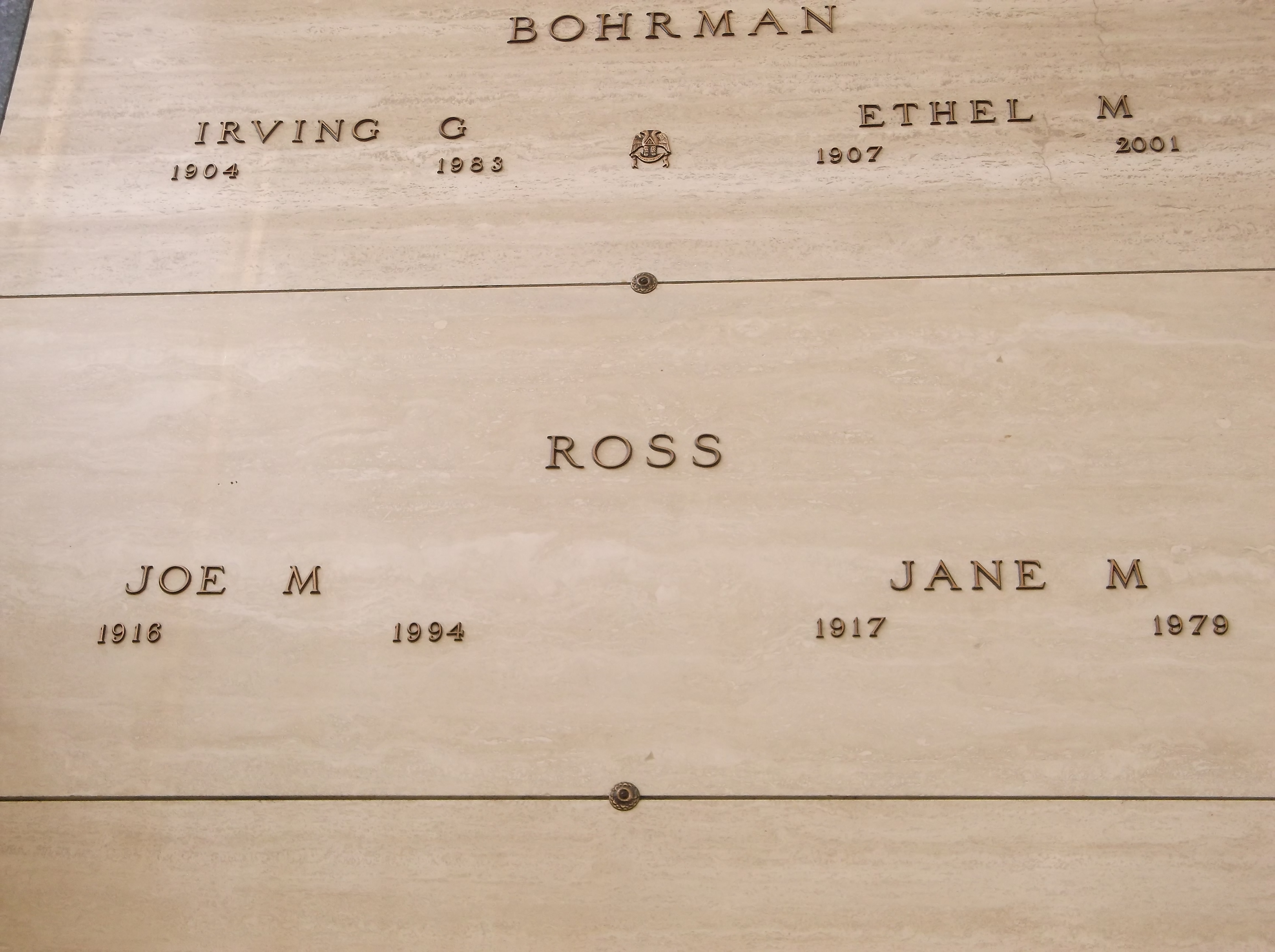 Jane M Ross