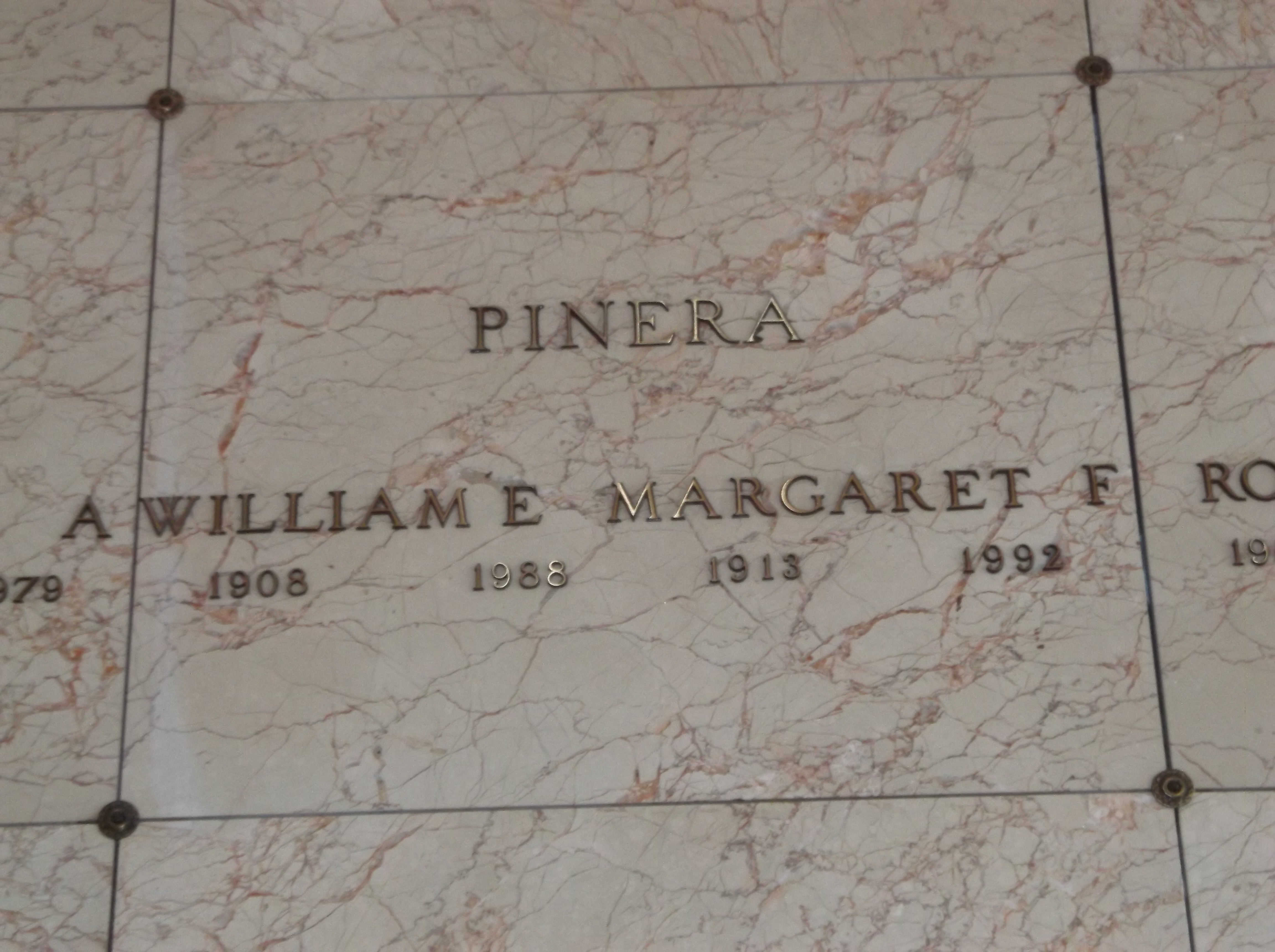 Margaret F Pinera