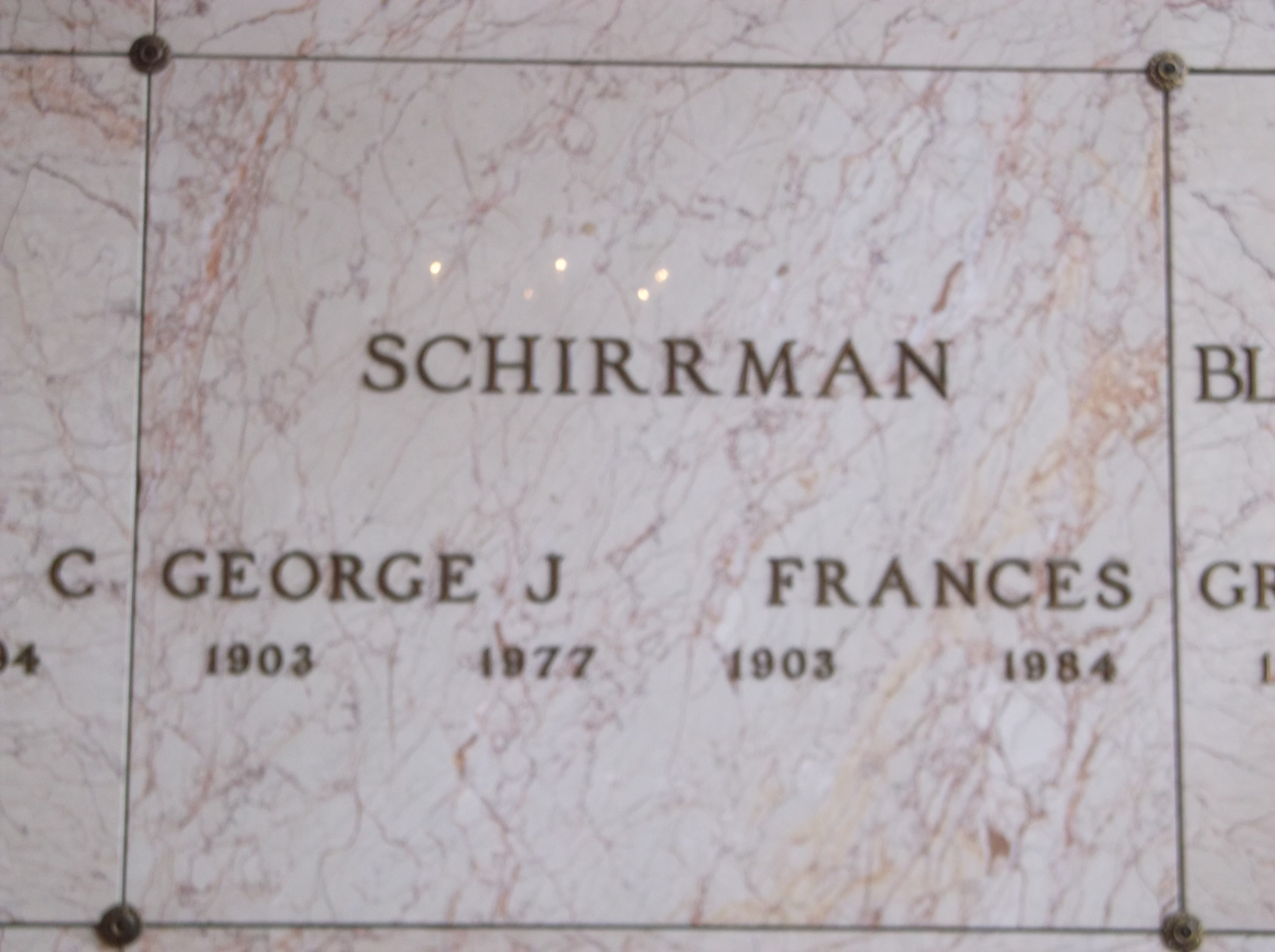 George J Schirrman