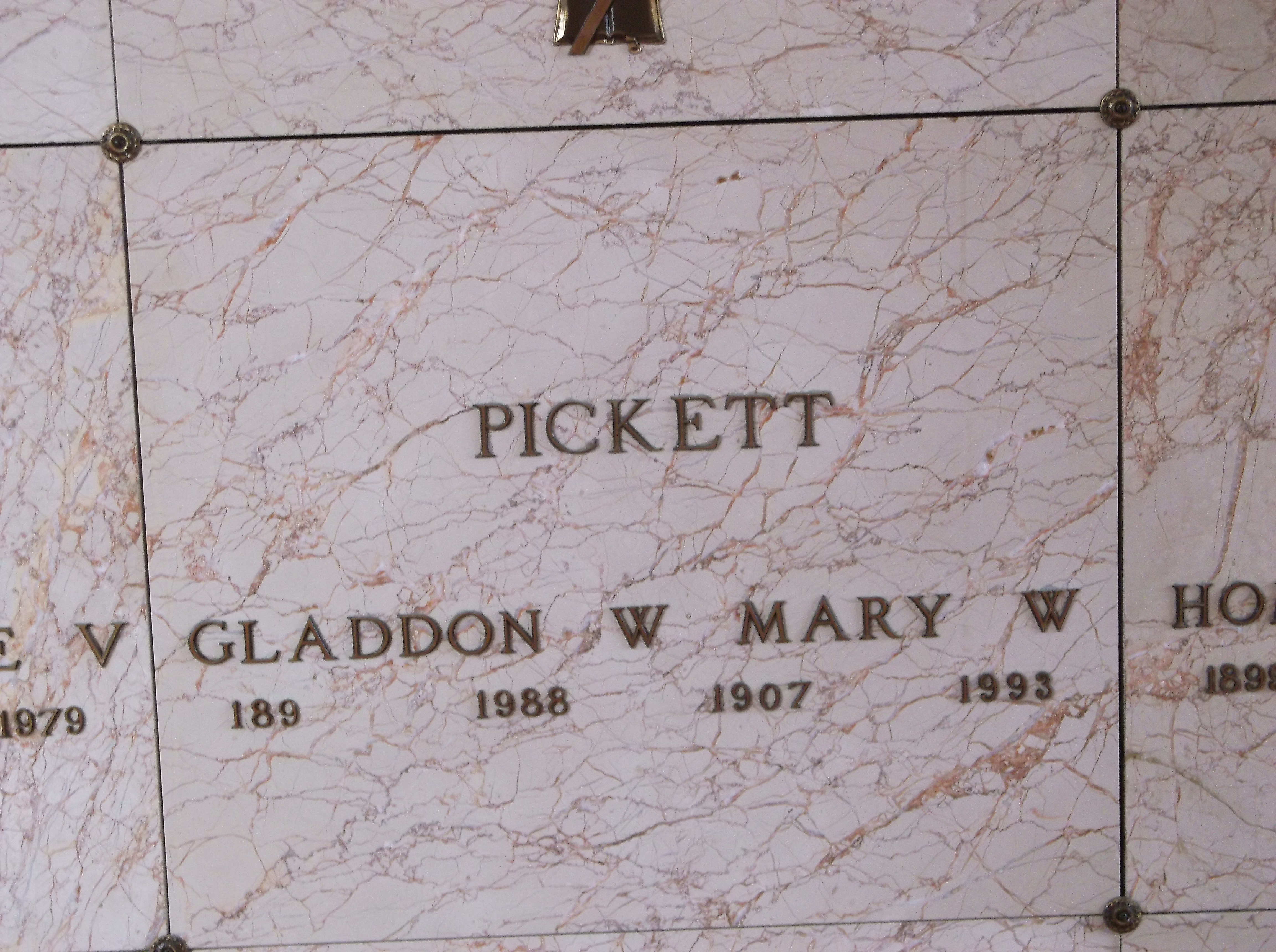 Mary W Pickett