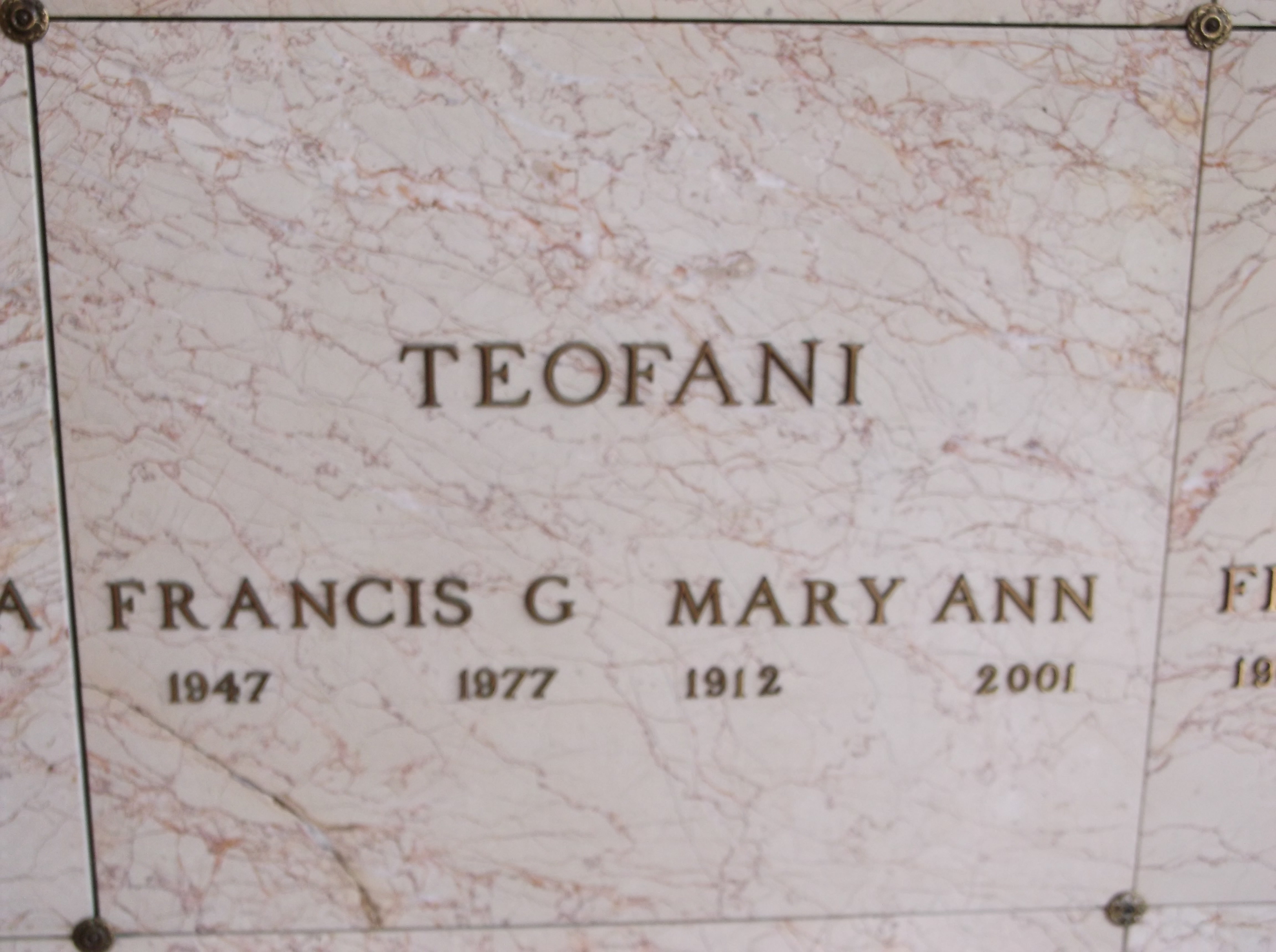 Mary Ann Teofani