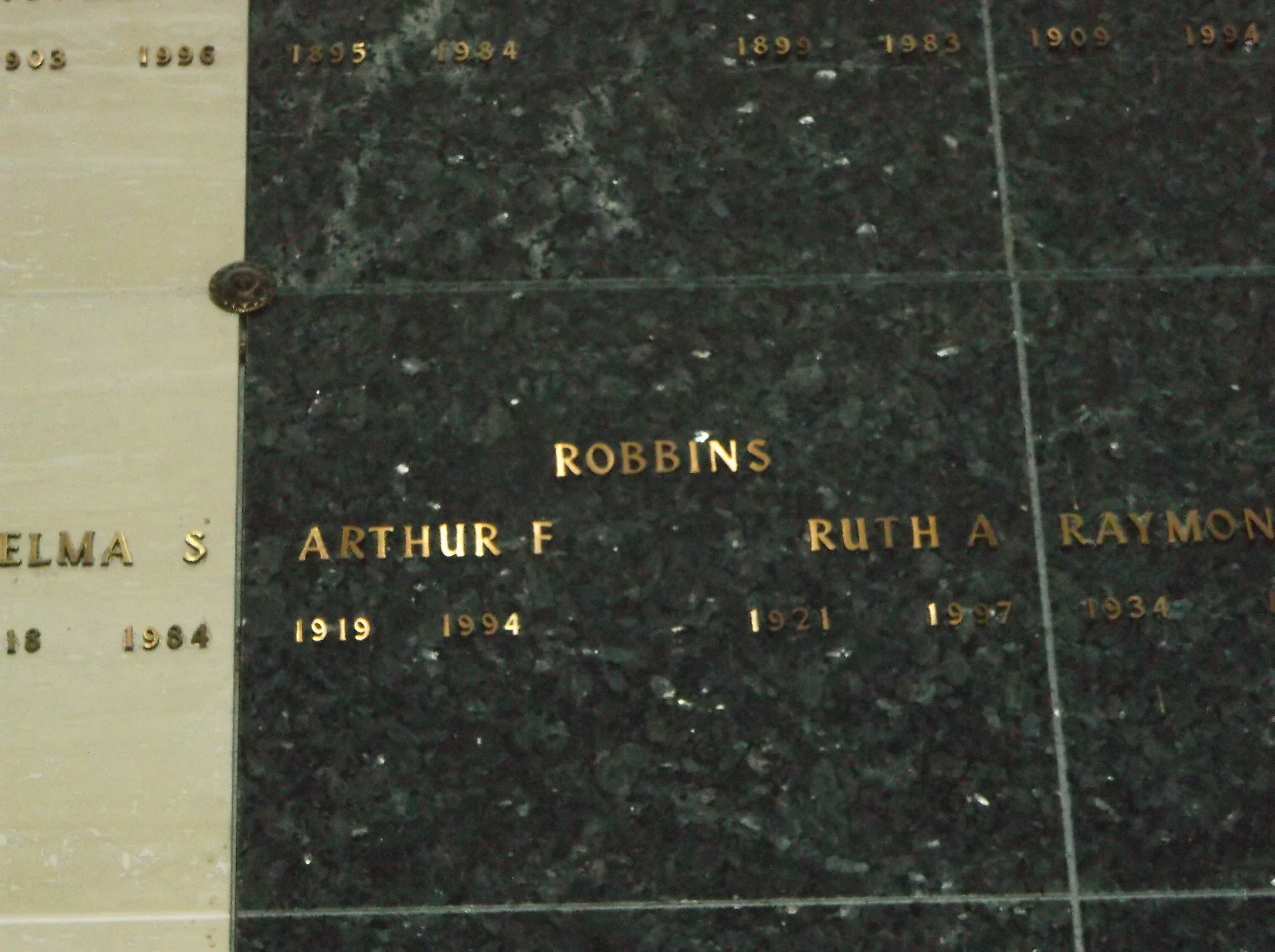 Arthur F Robbins