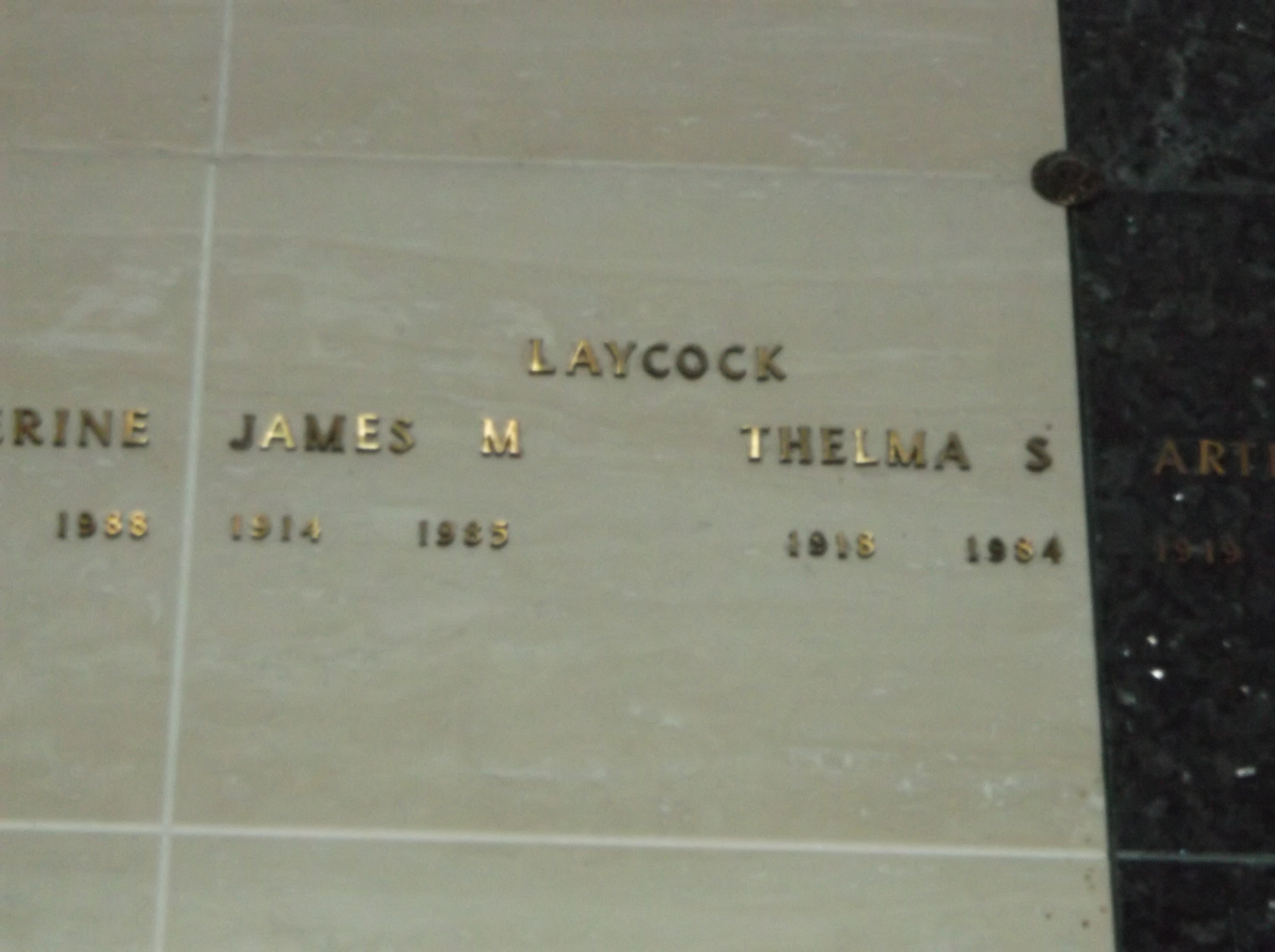 Thelma S Laycock