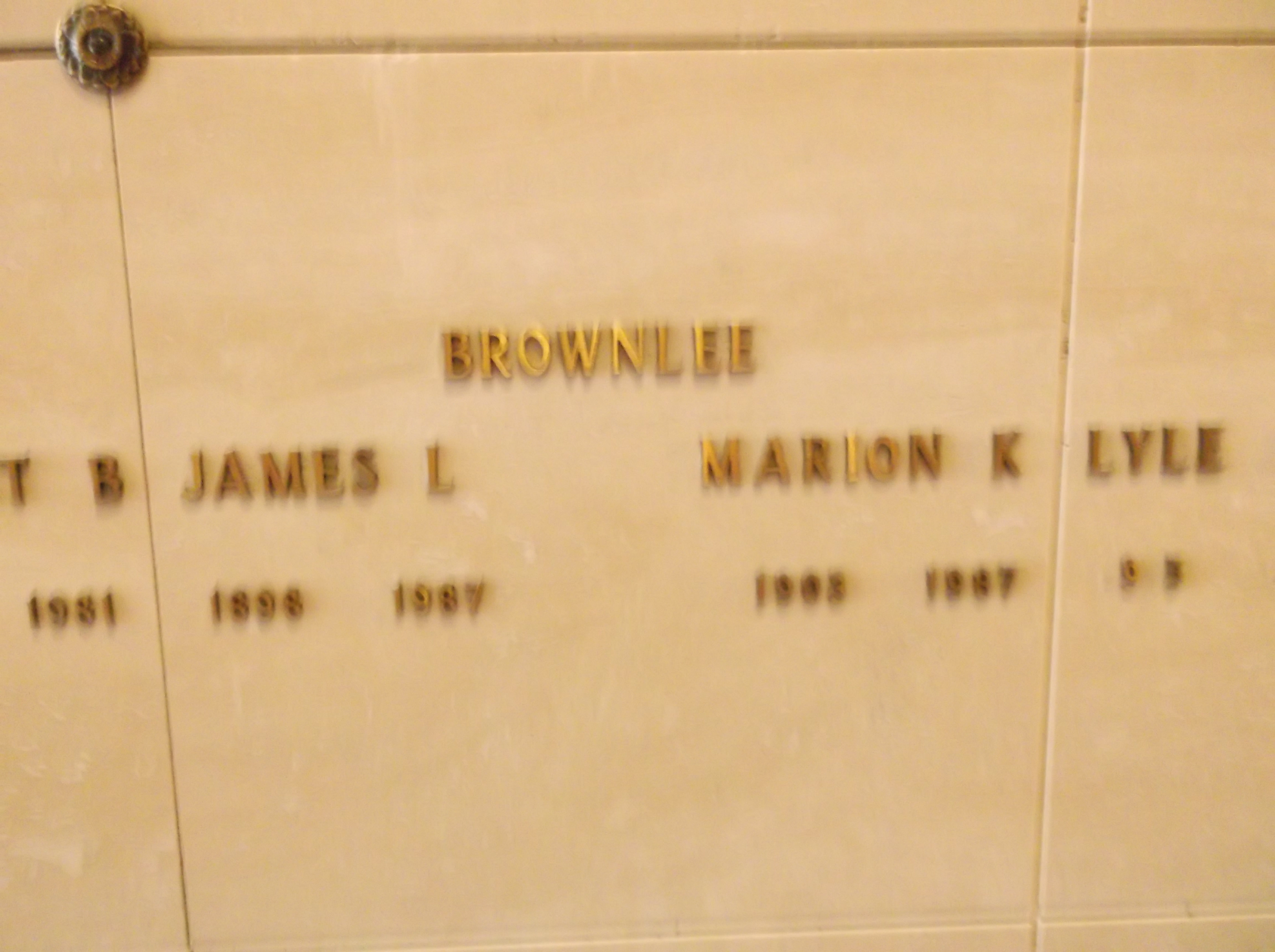 James L Brownlee
