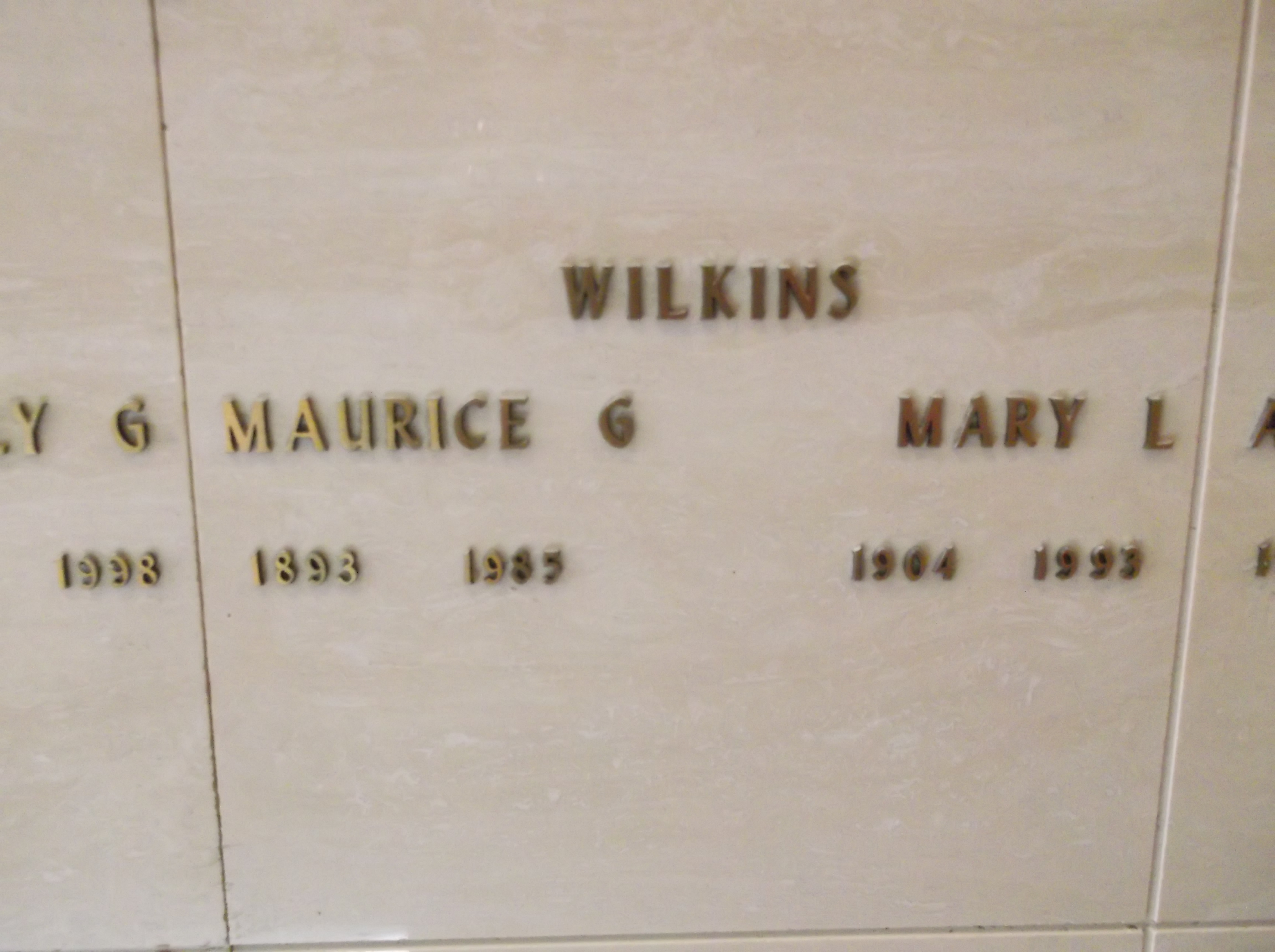 Maurice G Wilkins
