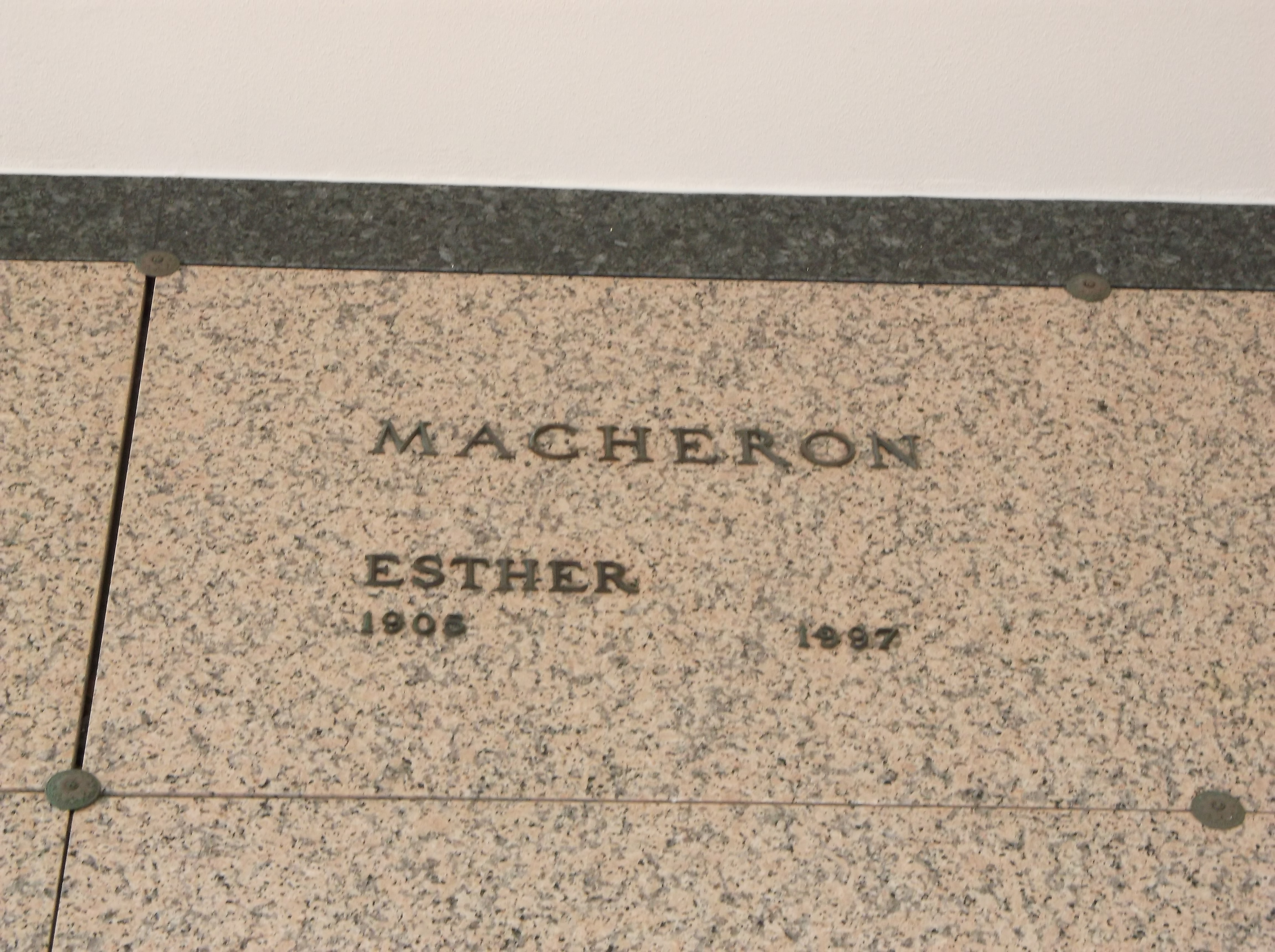 Esther Macheron
