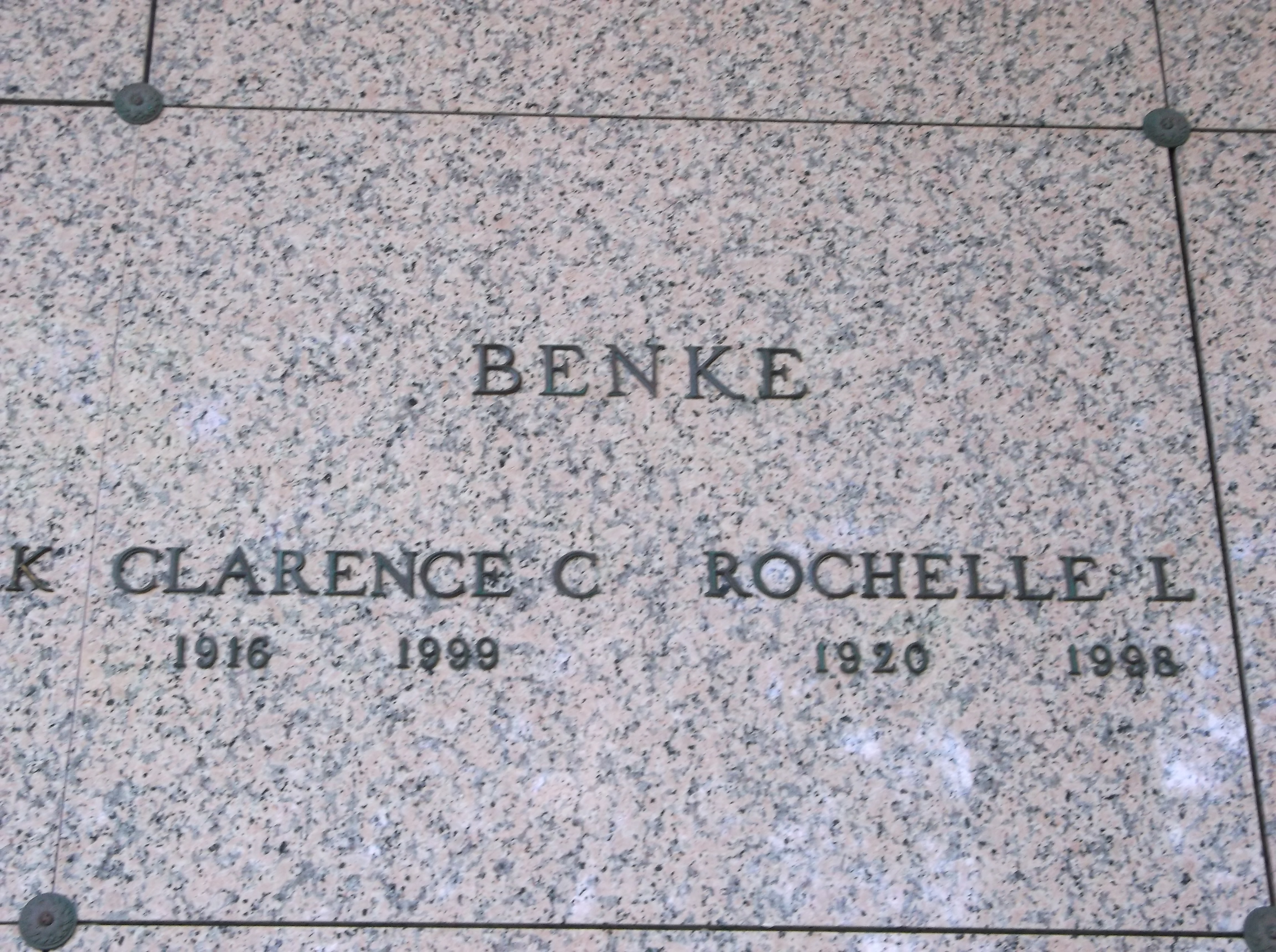 Clarence C Benke