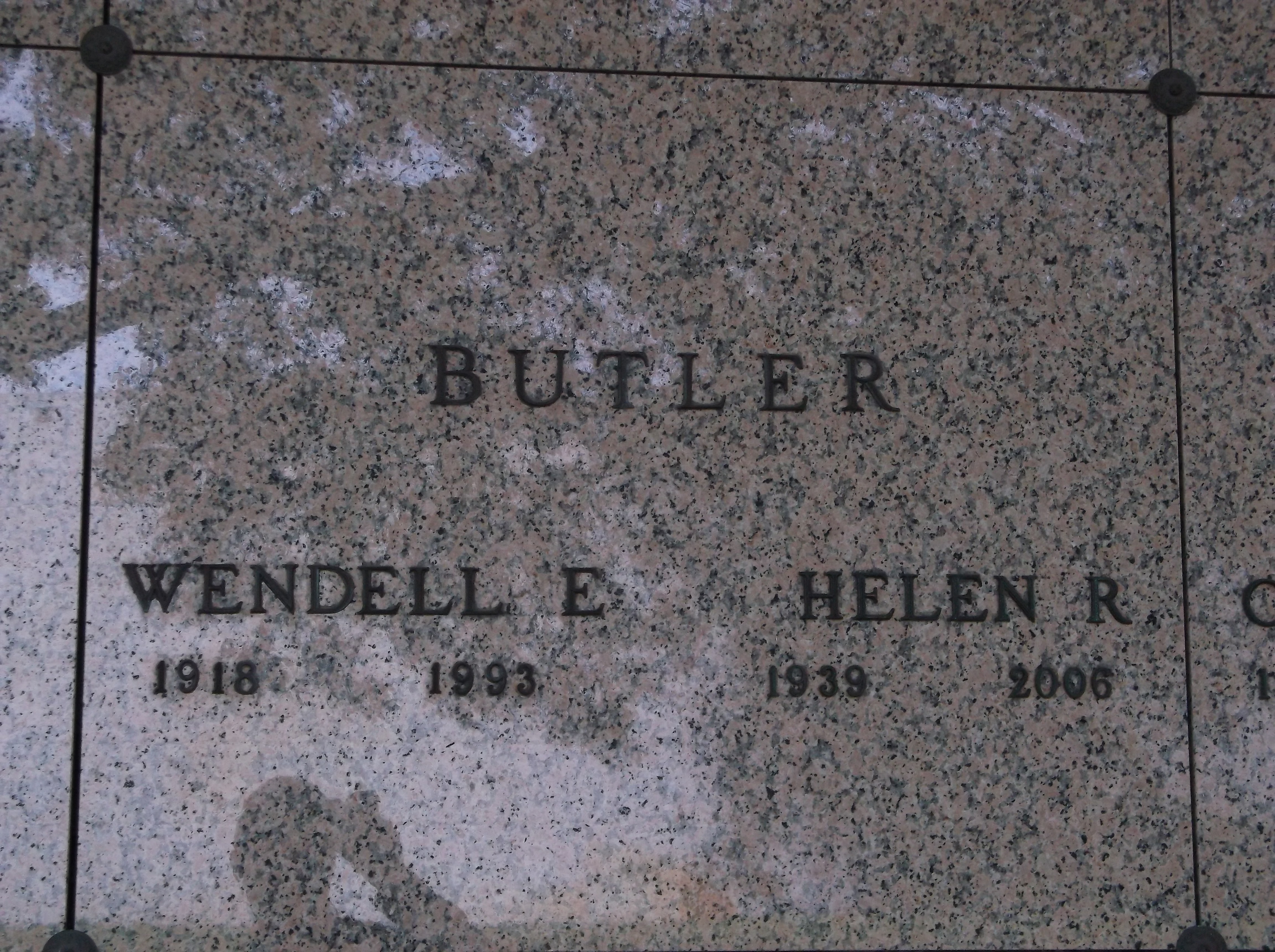 Helen R Butler