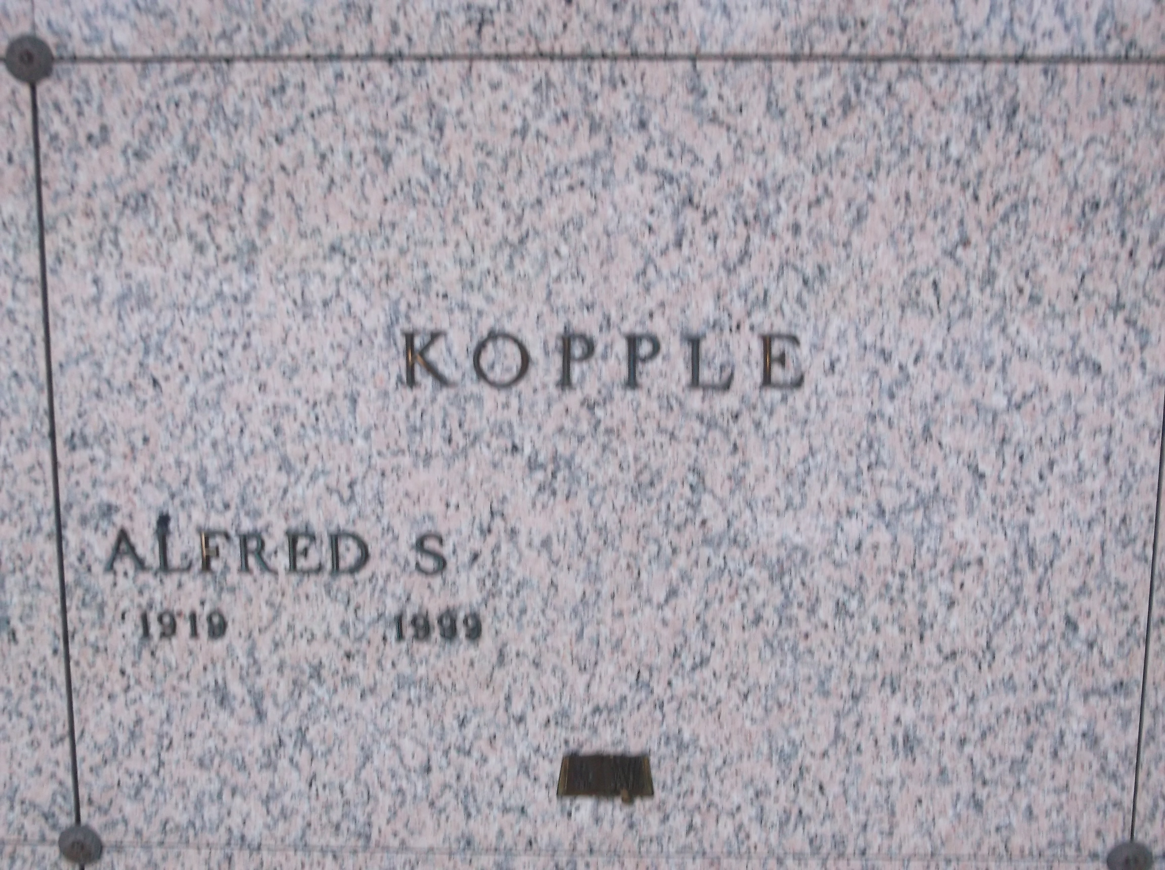 Alfred S Kopple
