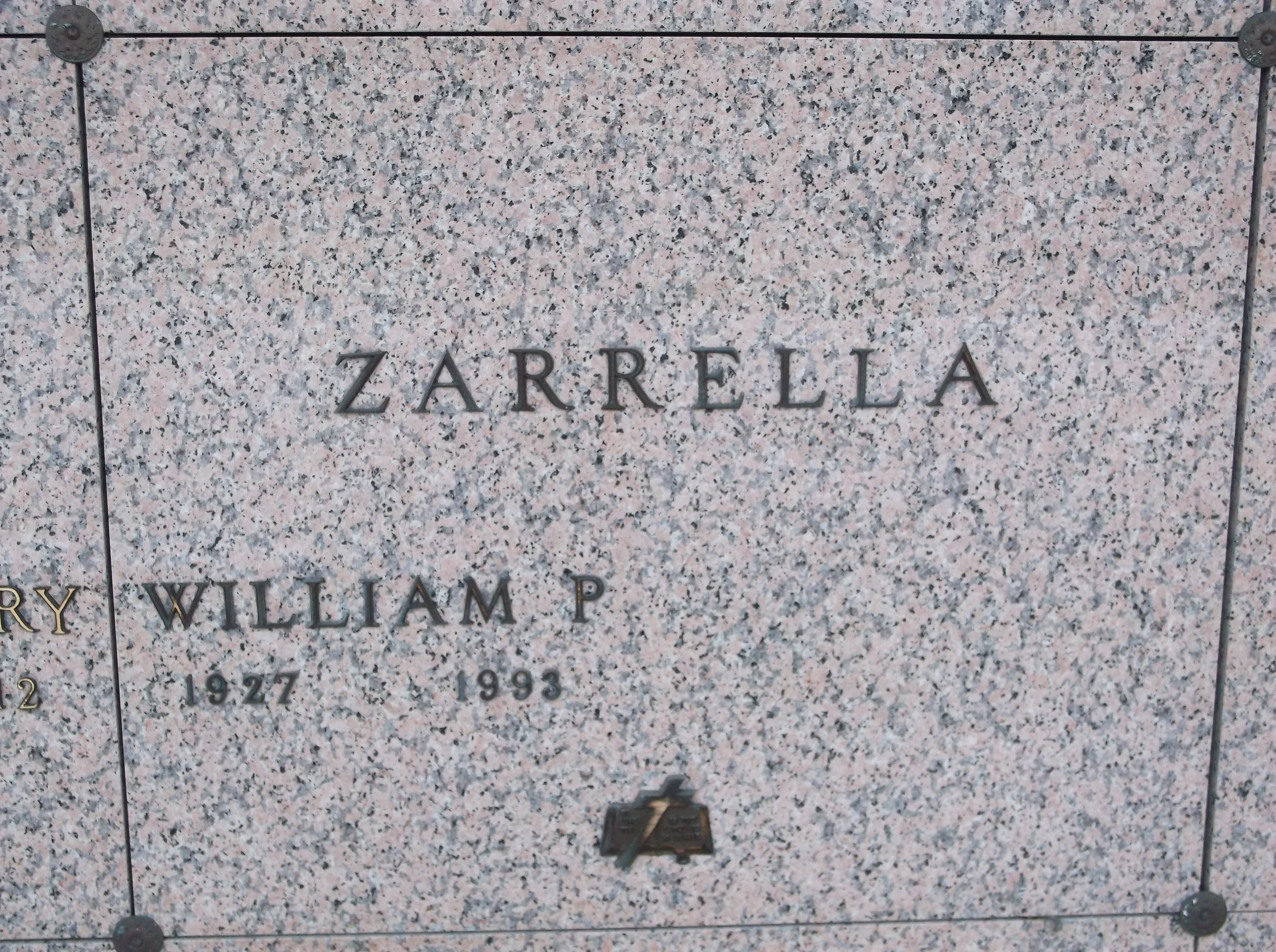 William P Zarrella