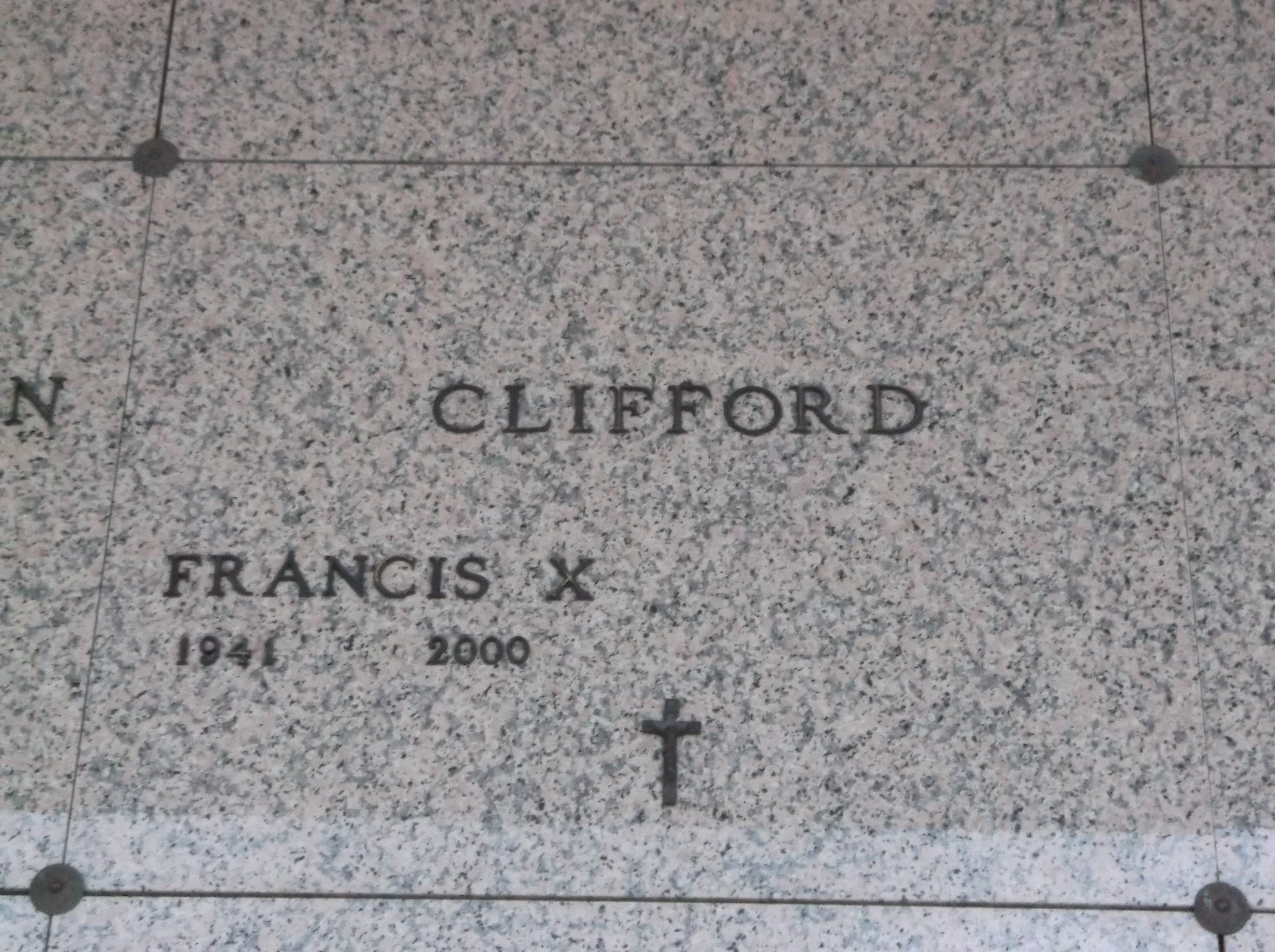 Francis X Clifford