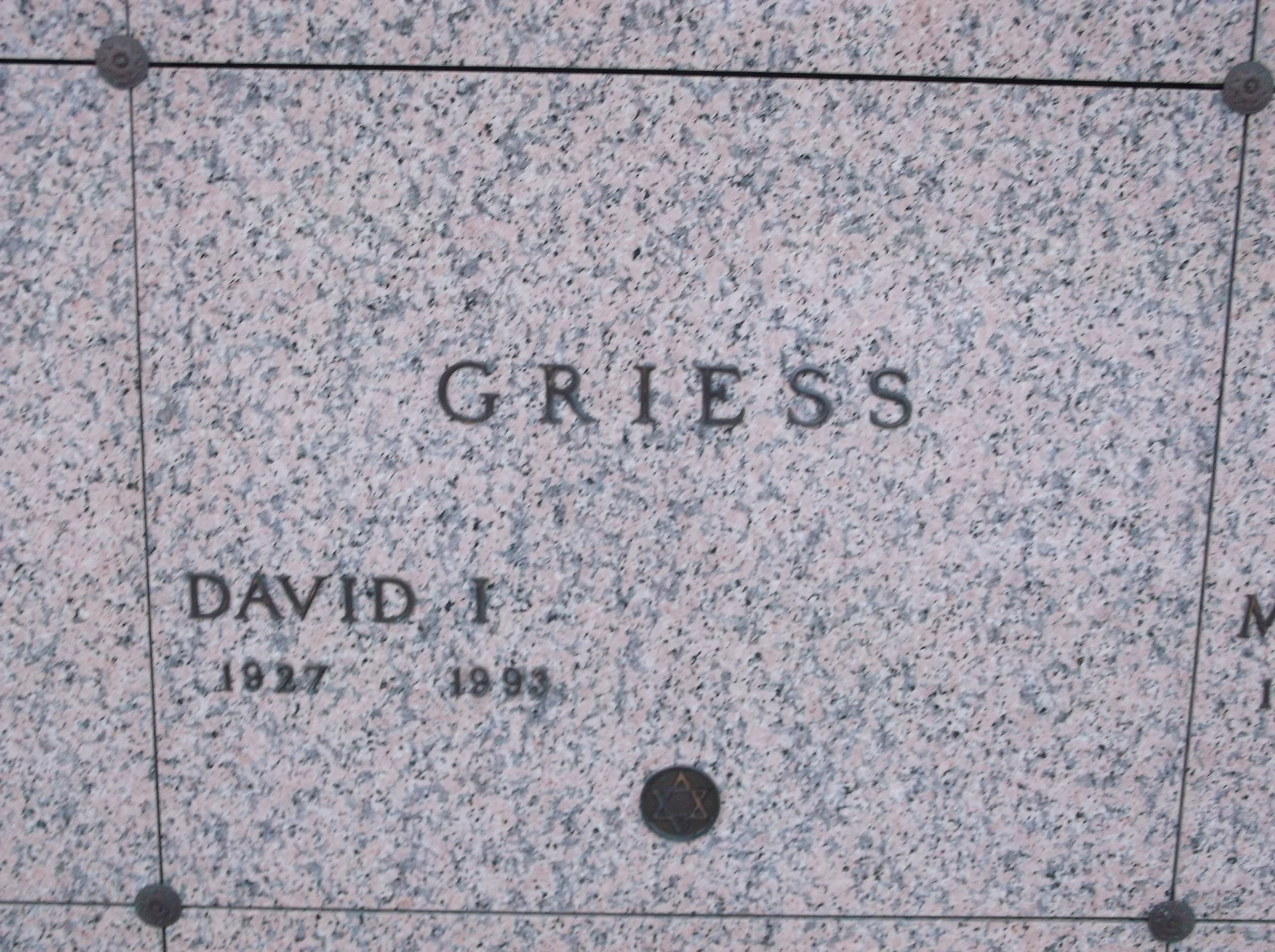 David I Griess