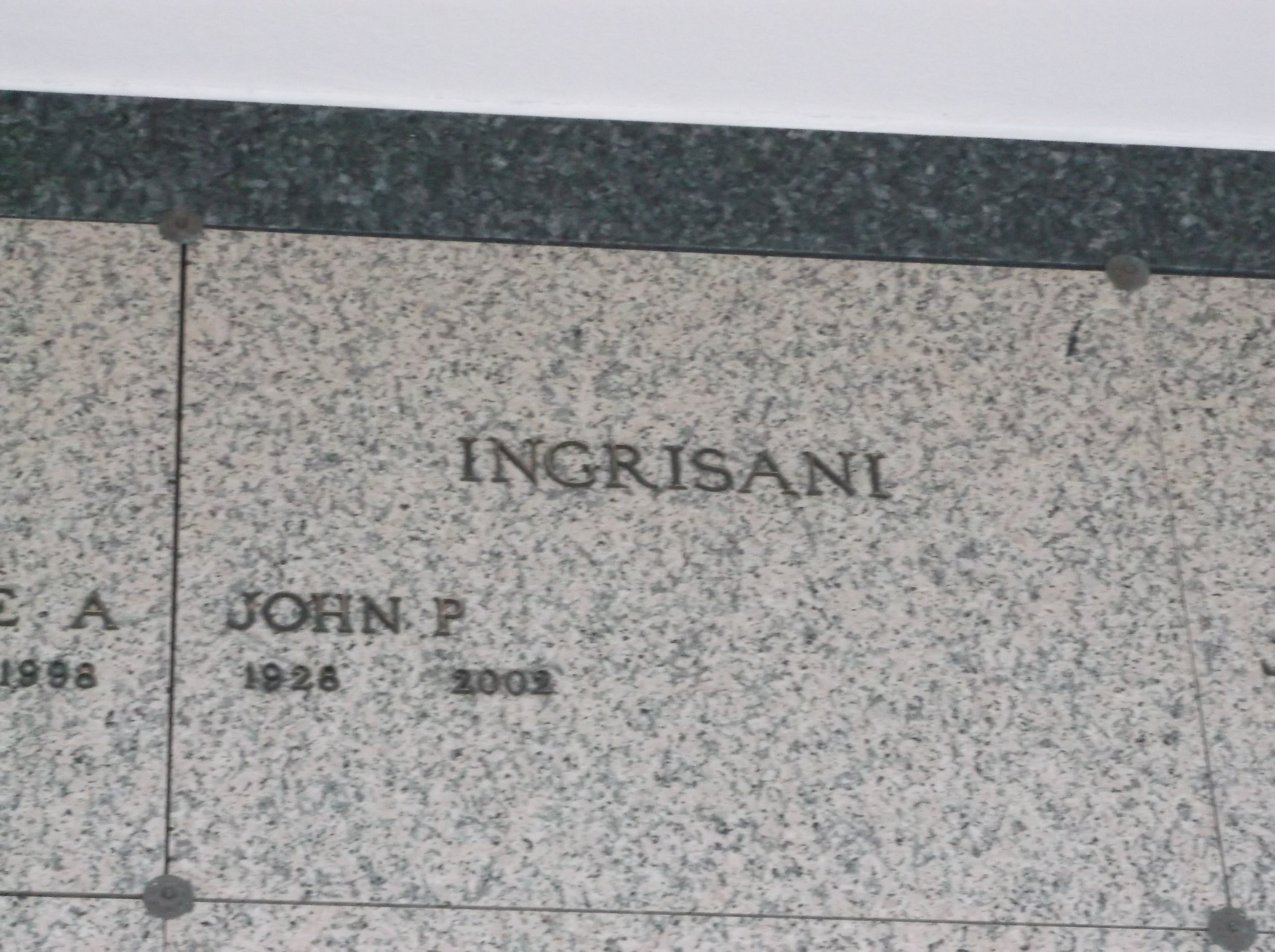 John P Ingrisani
