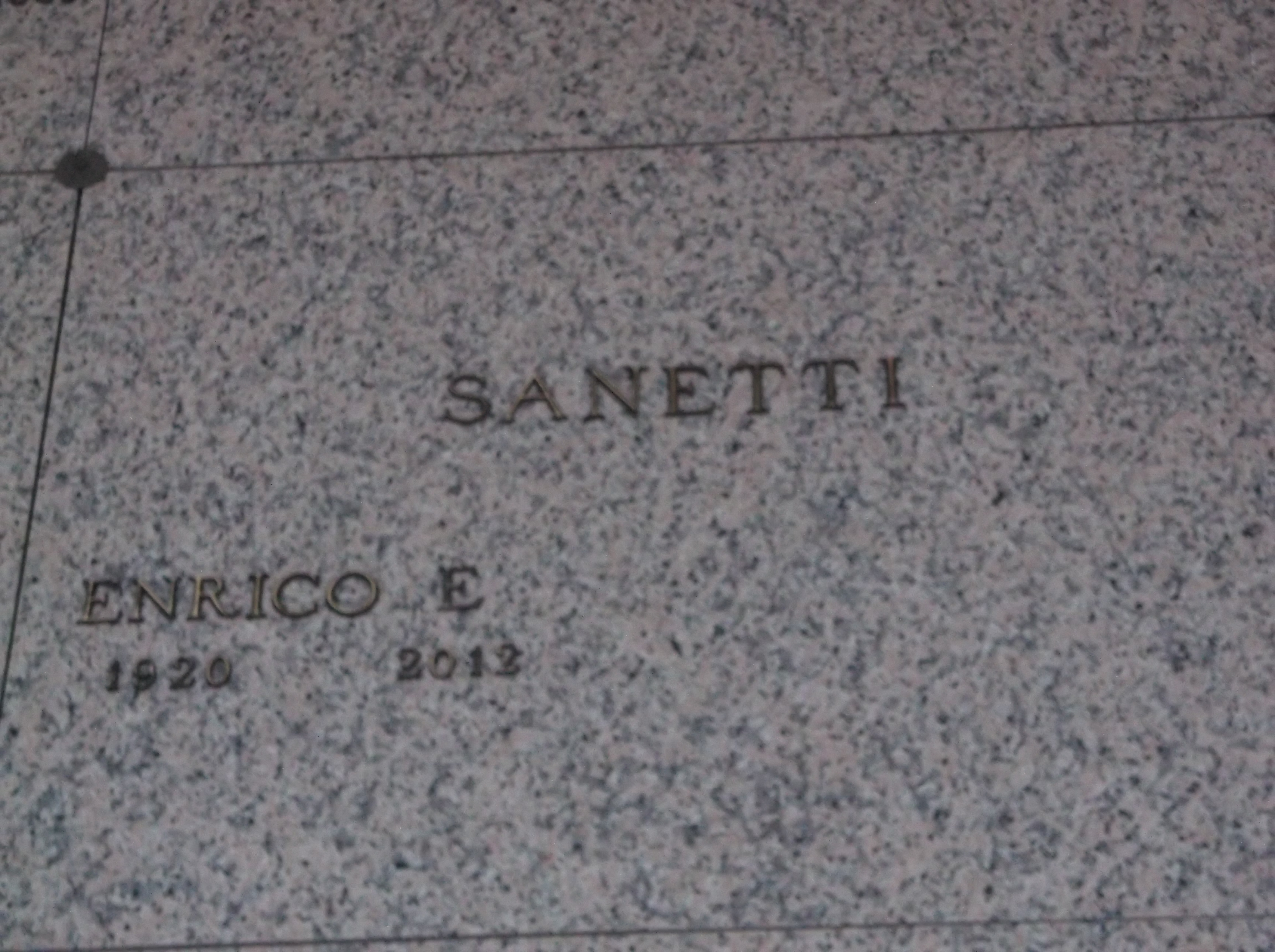 Enrico E Sanetti