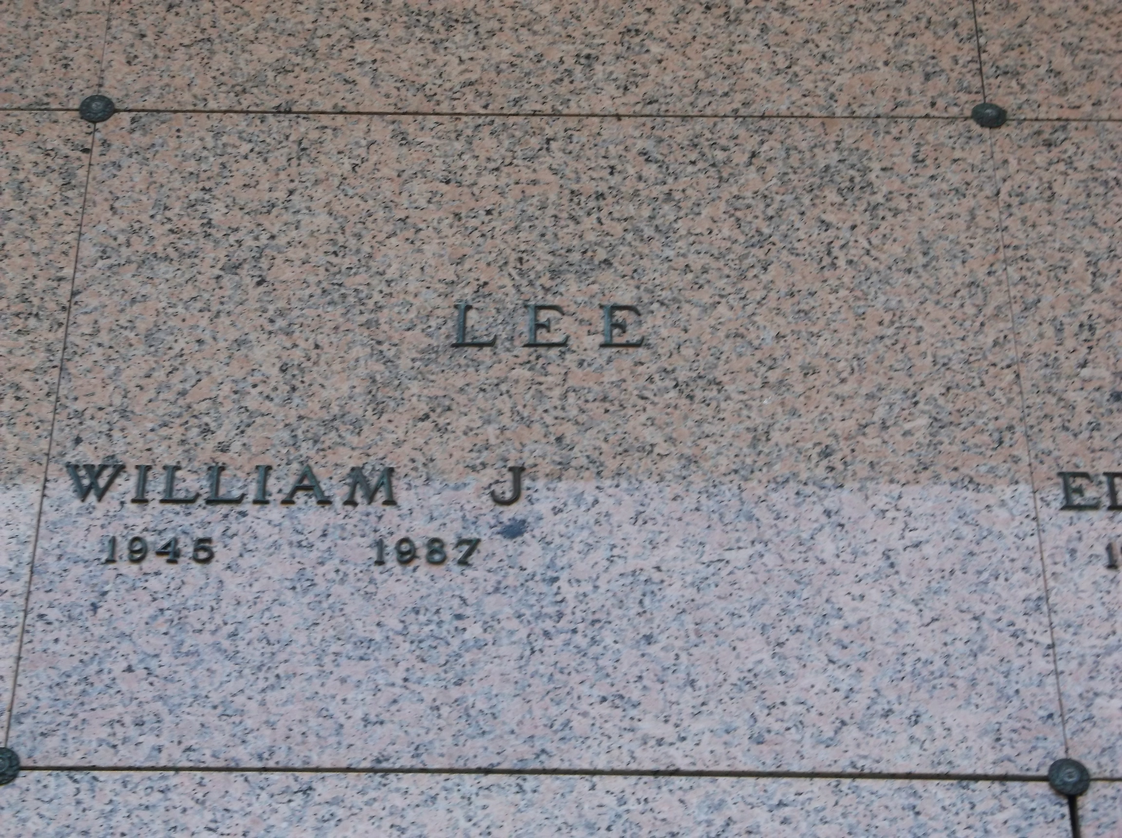 William J Lee
