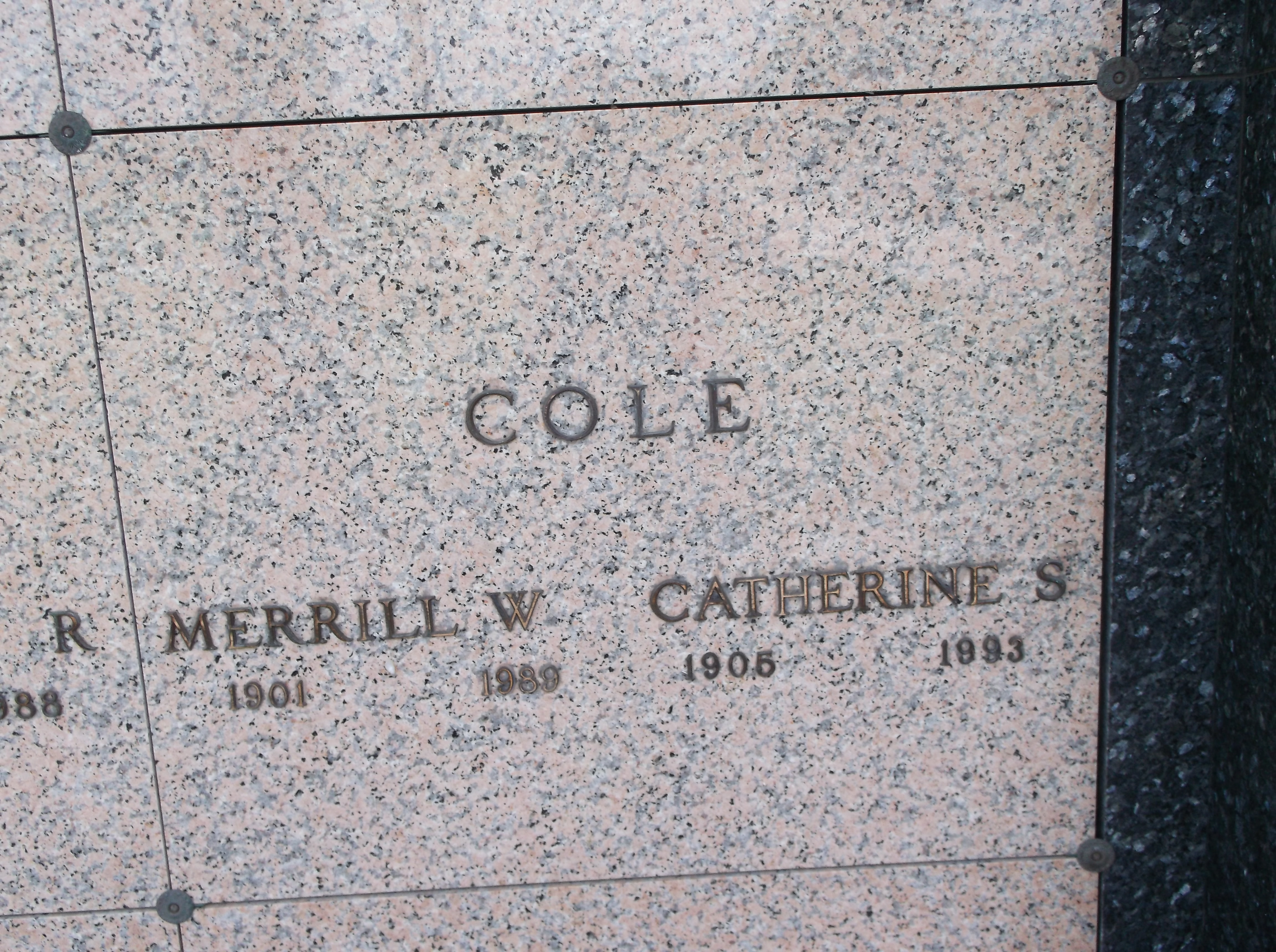 Catherine S Cole