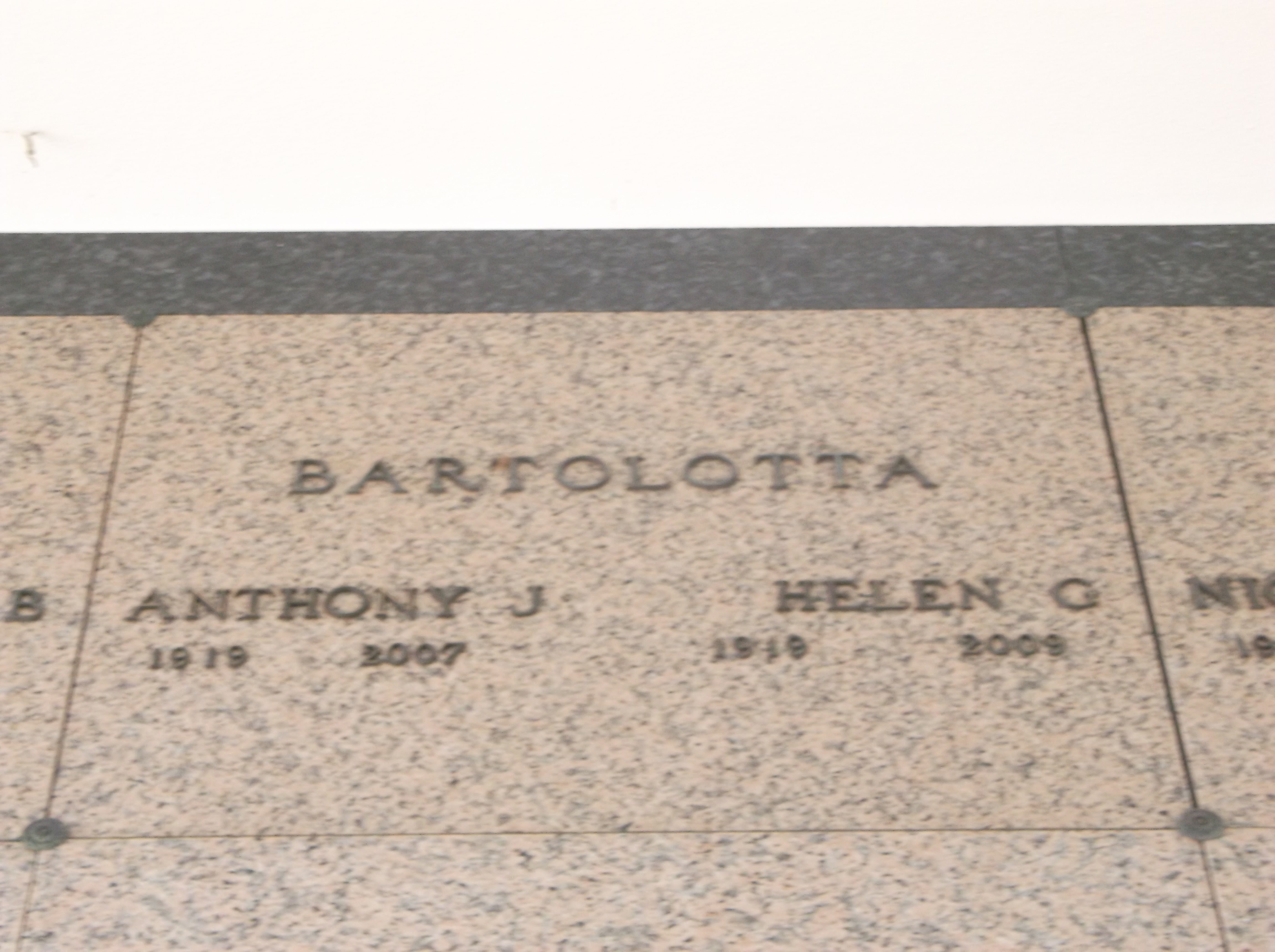 Anthony J Bartolotta