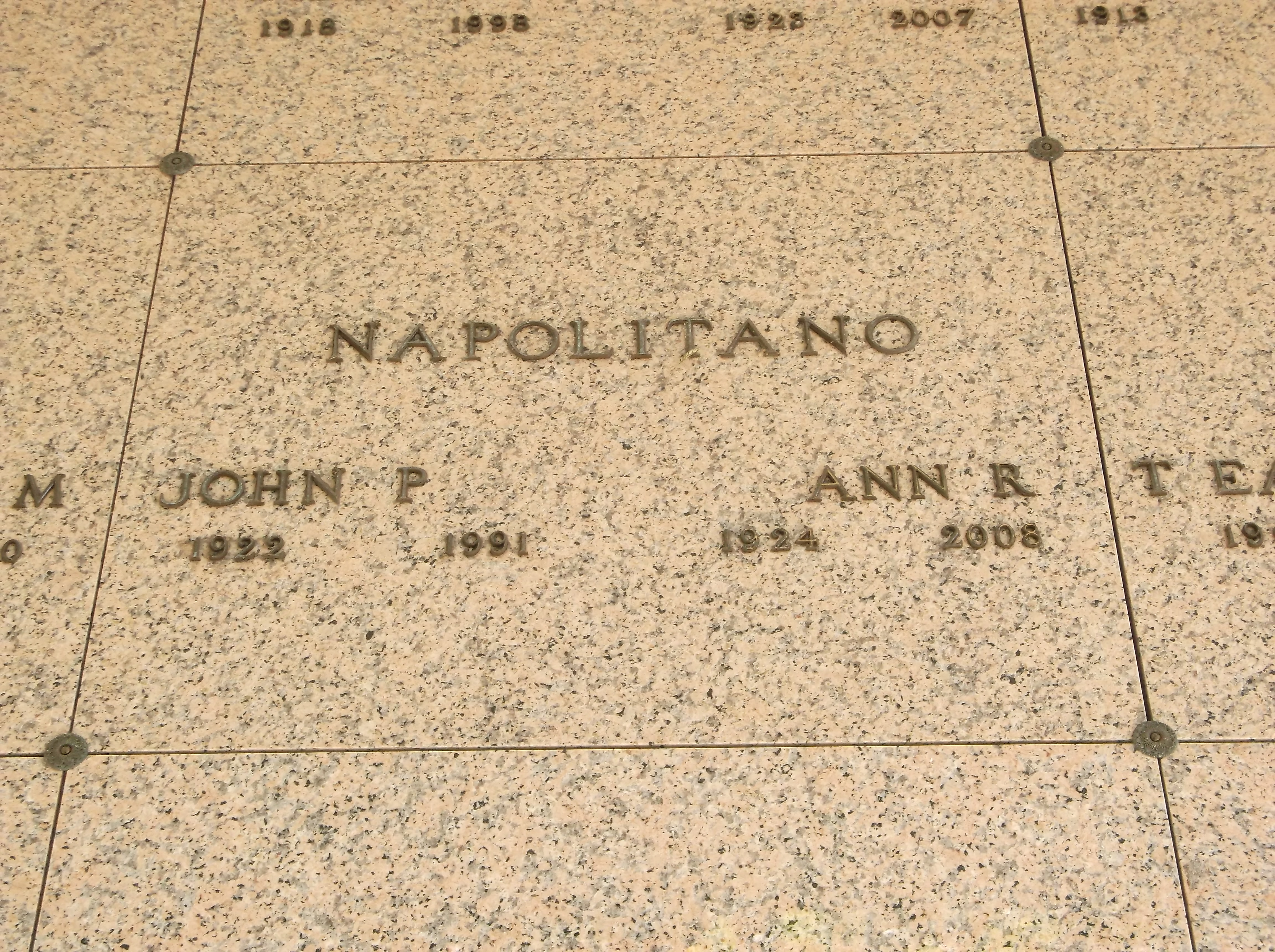 Ann R Napolitano