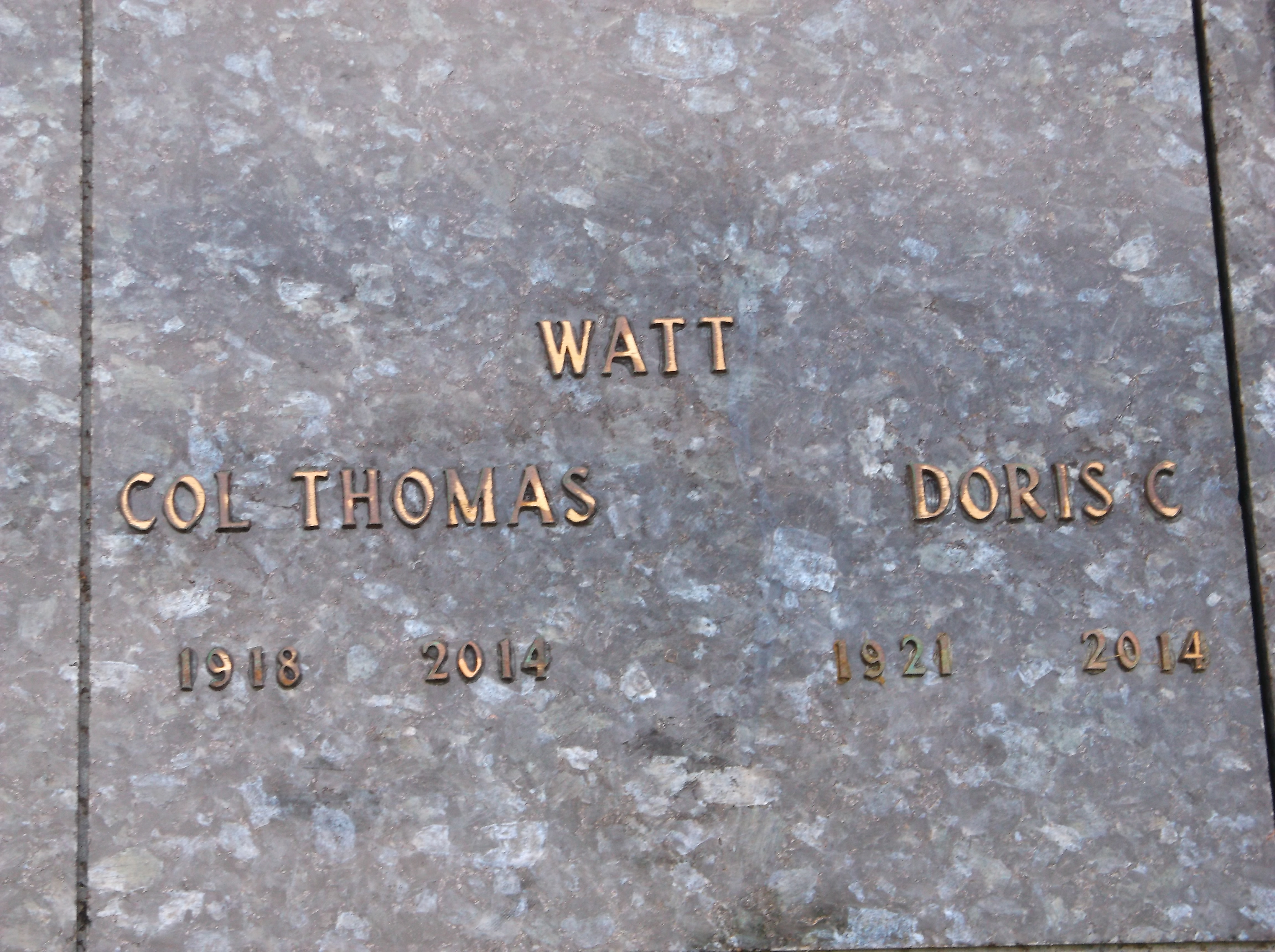 Doris C Watt