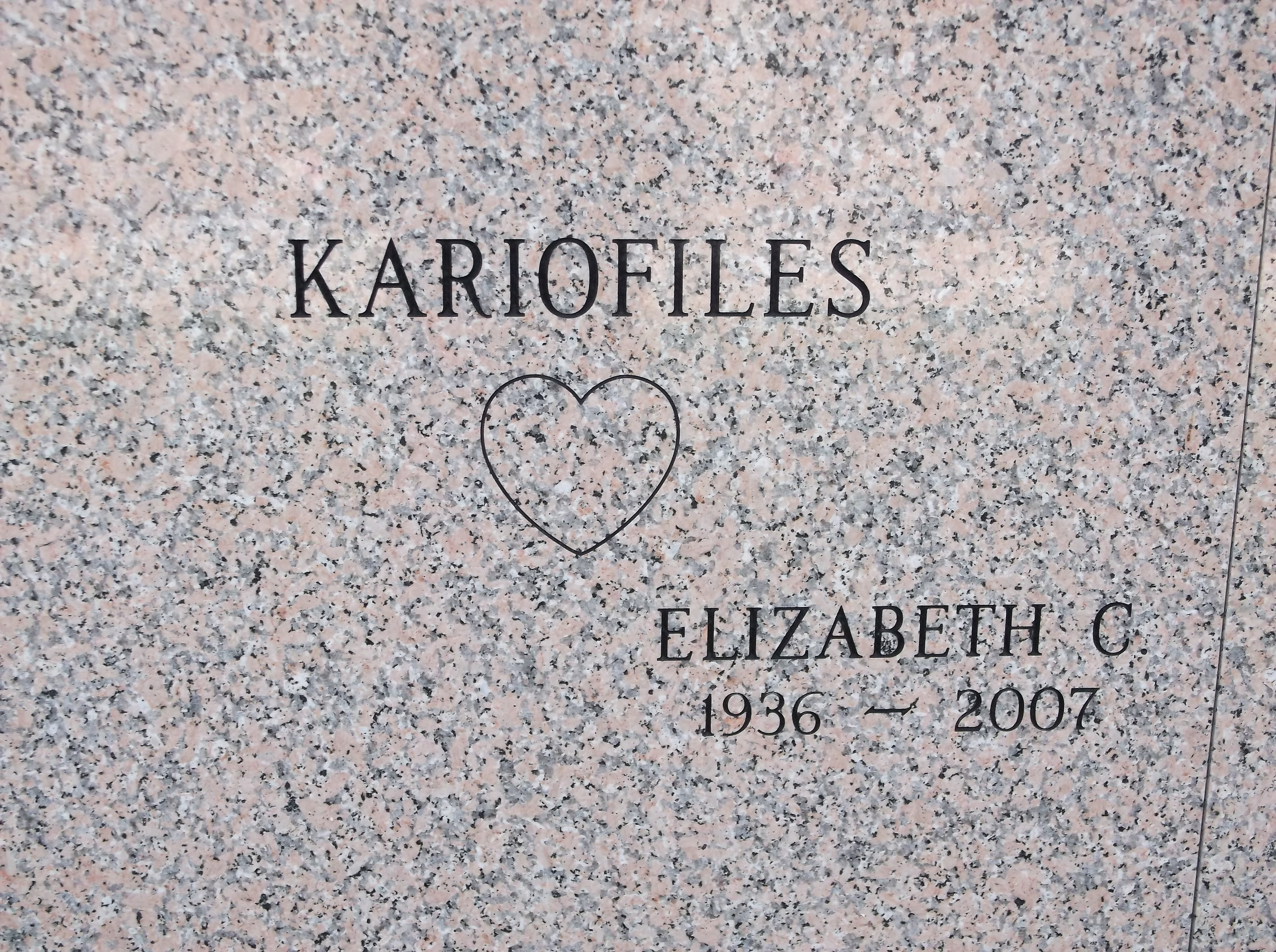 Elizabeth C Kariofiles
