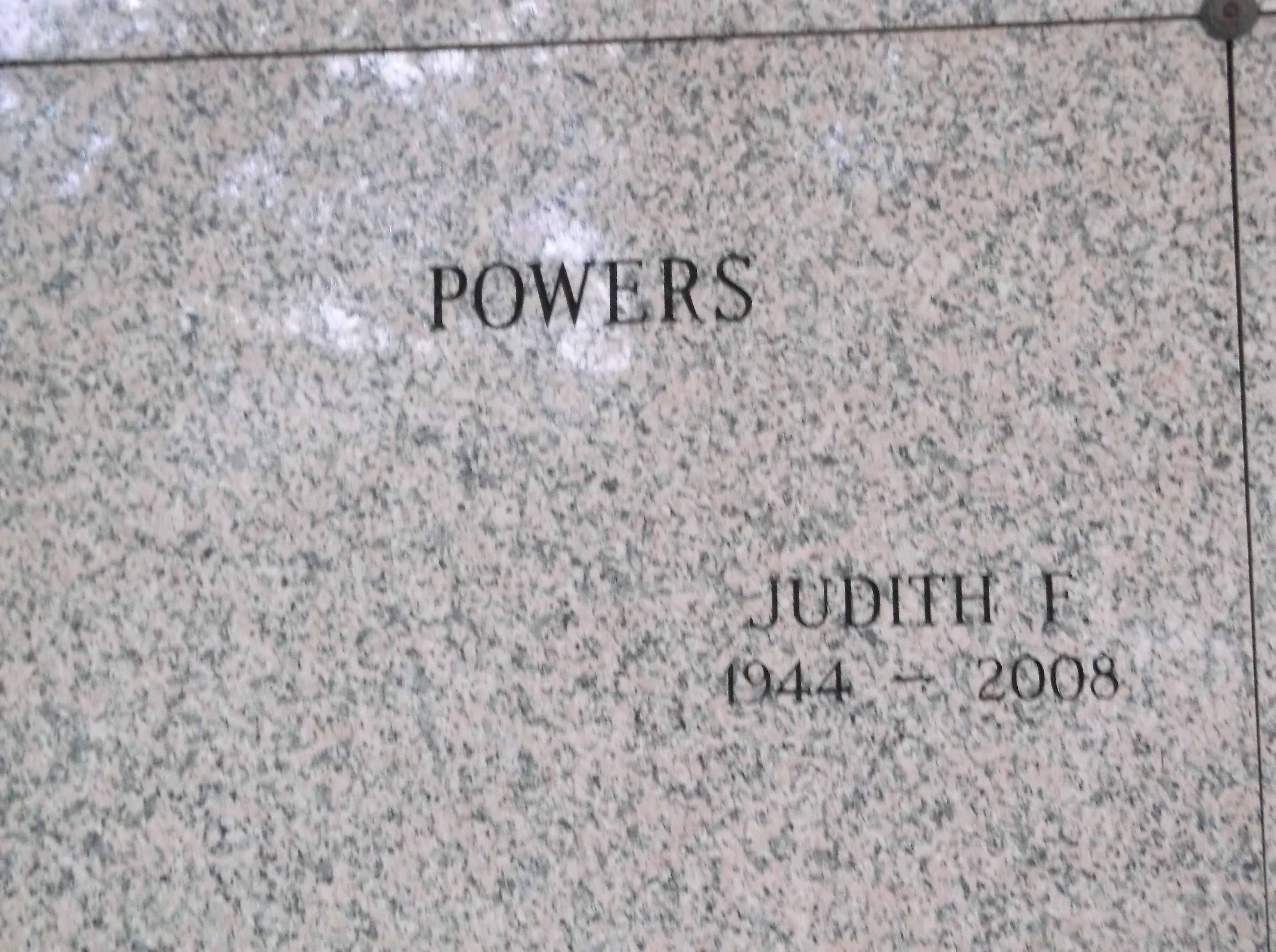 Judith F Powers
