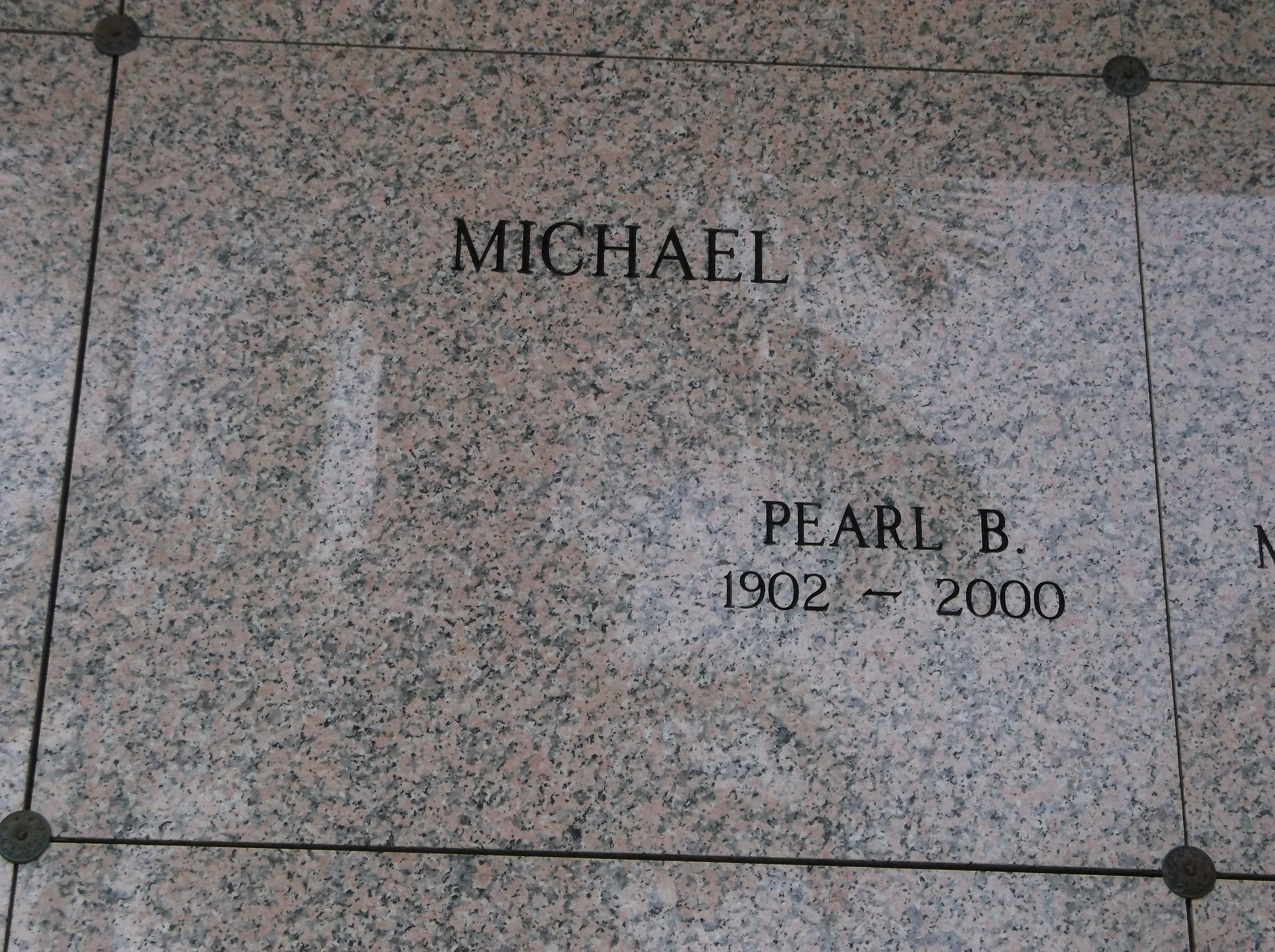 Pearl B Michael