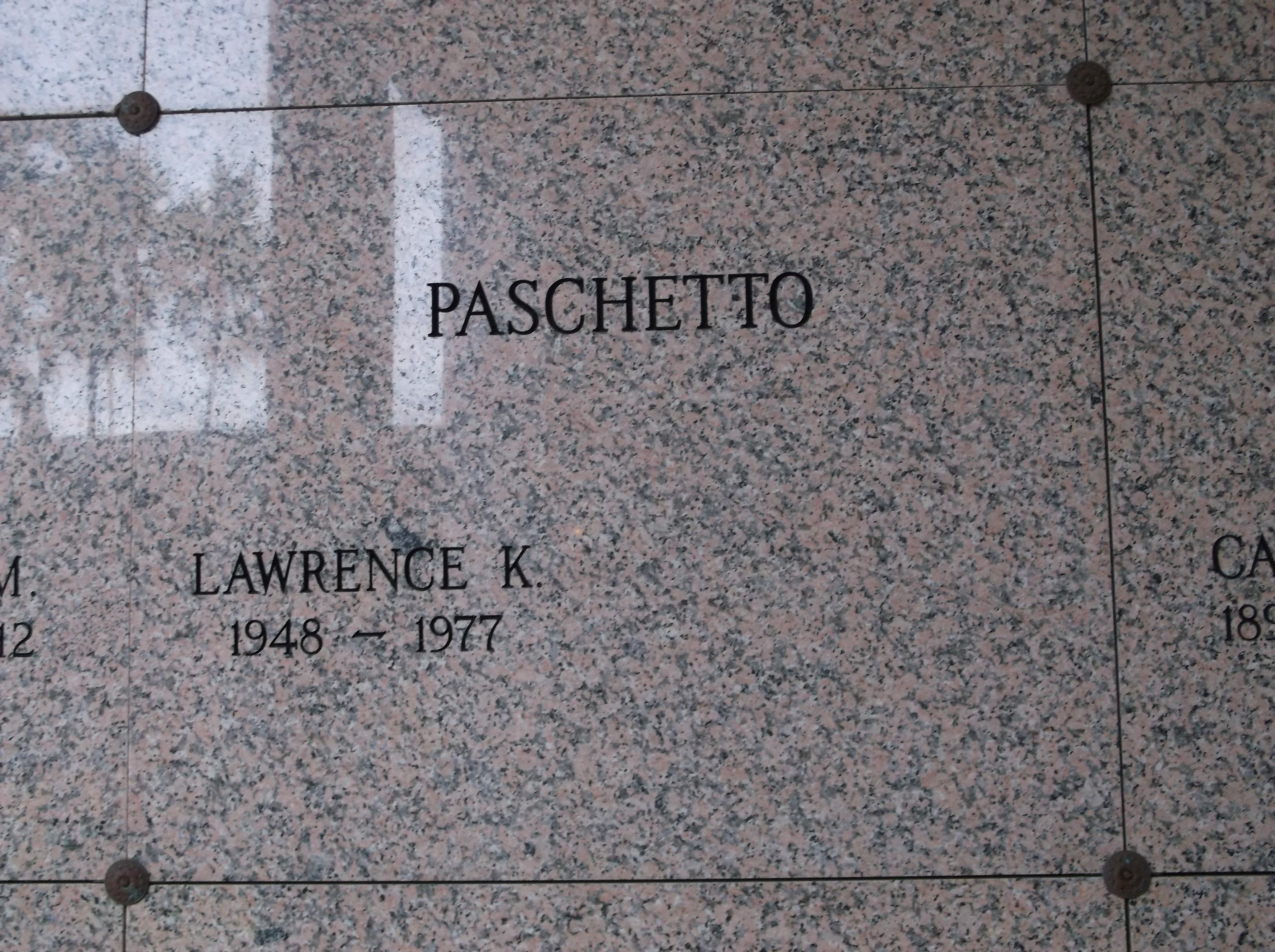 Lawrence K Paschetto