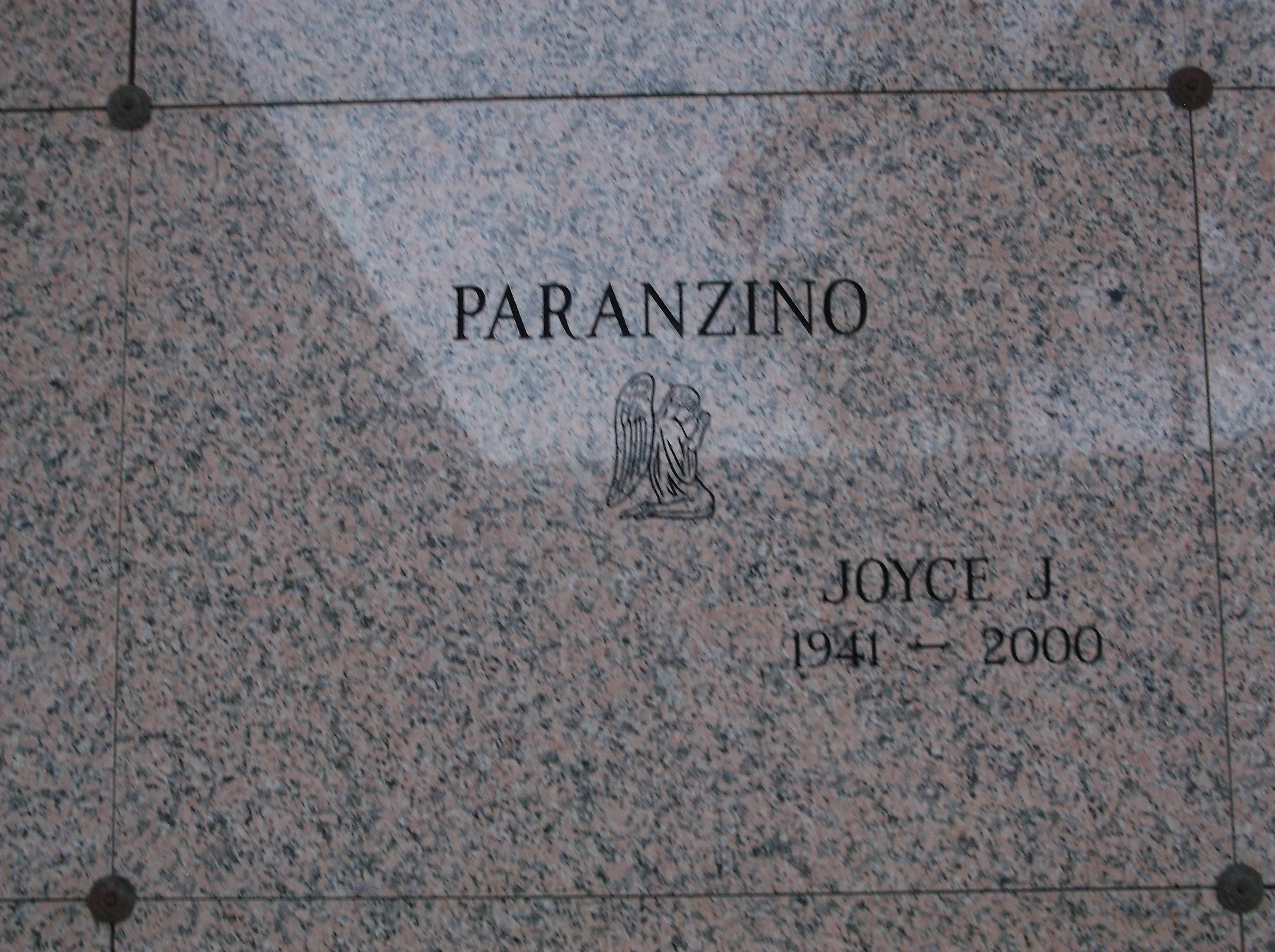 Joyce J Paranzino