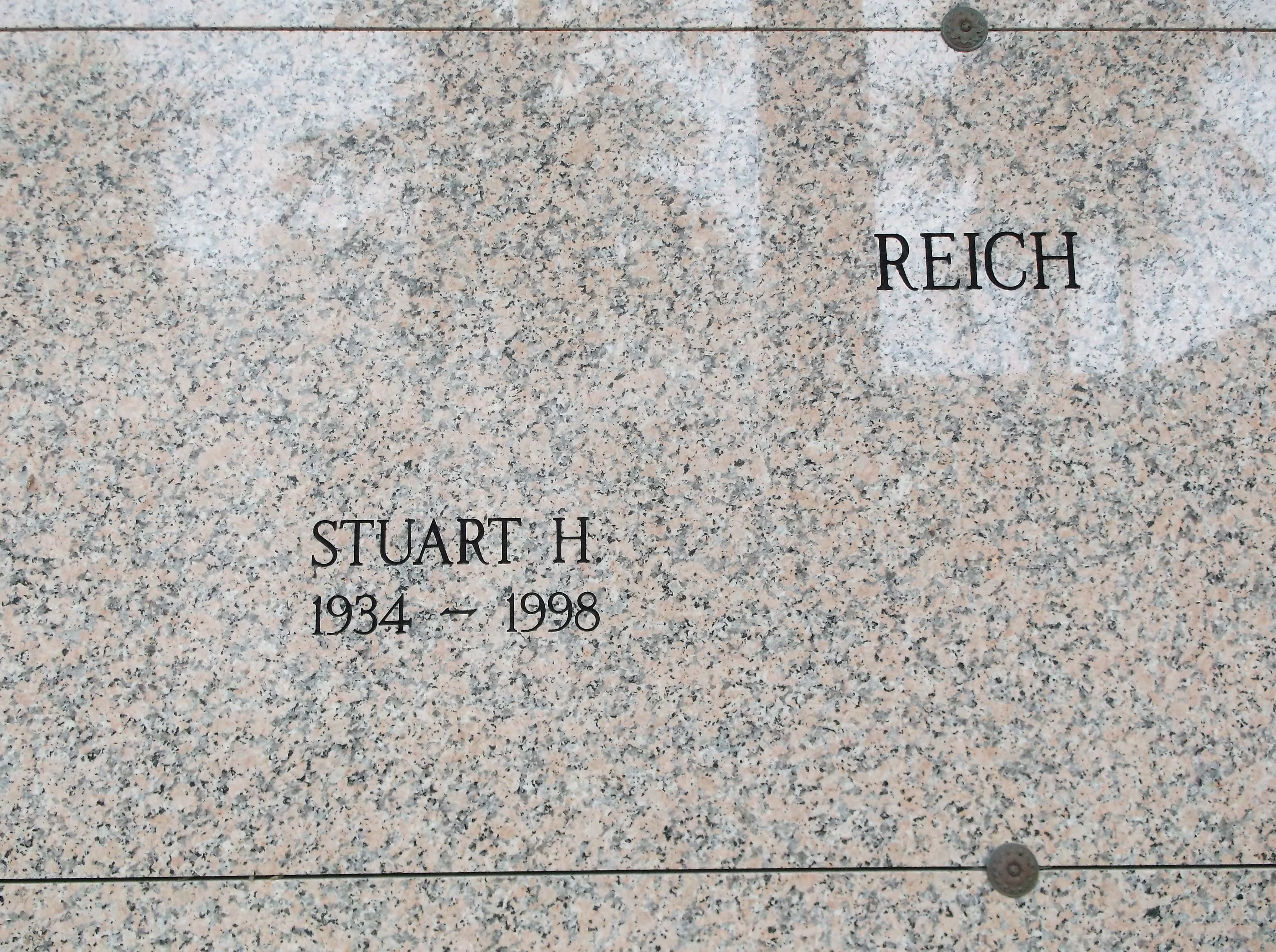 Stuart H Reich