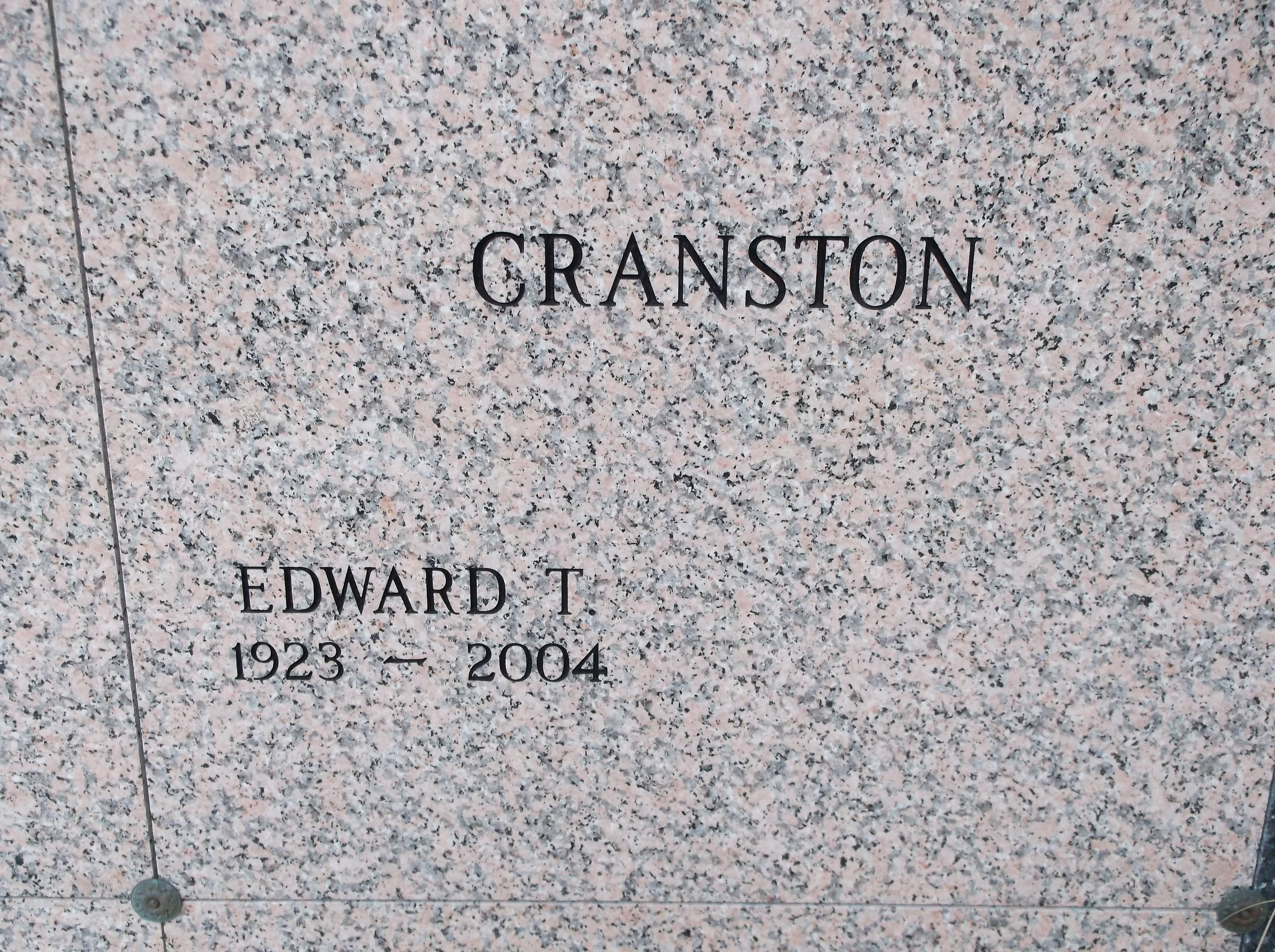 Edward T Granston