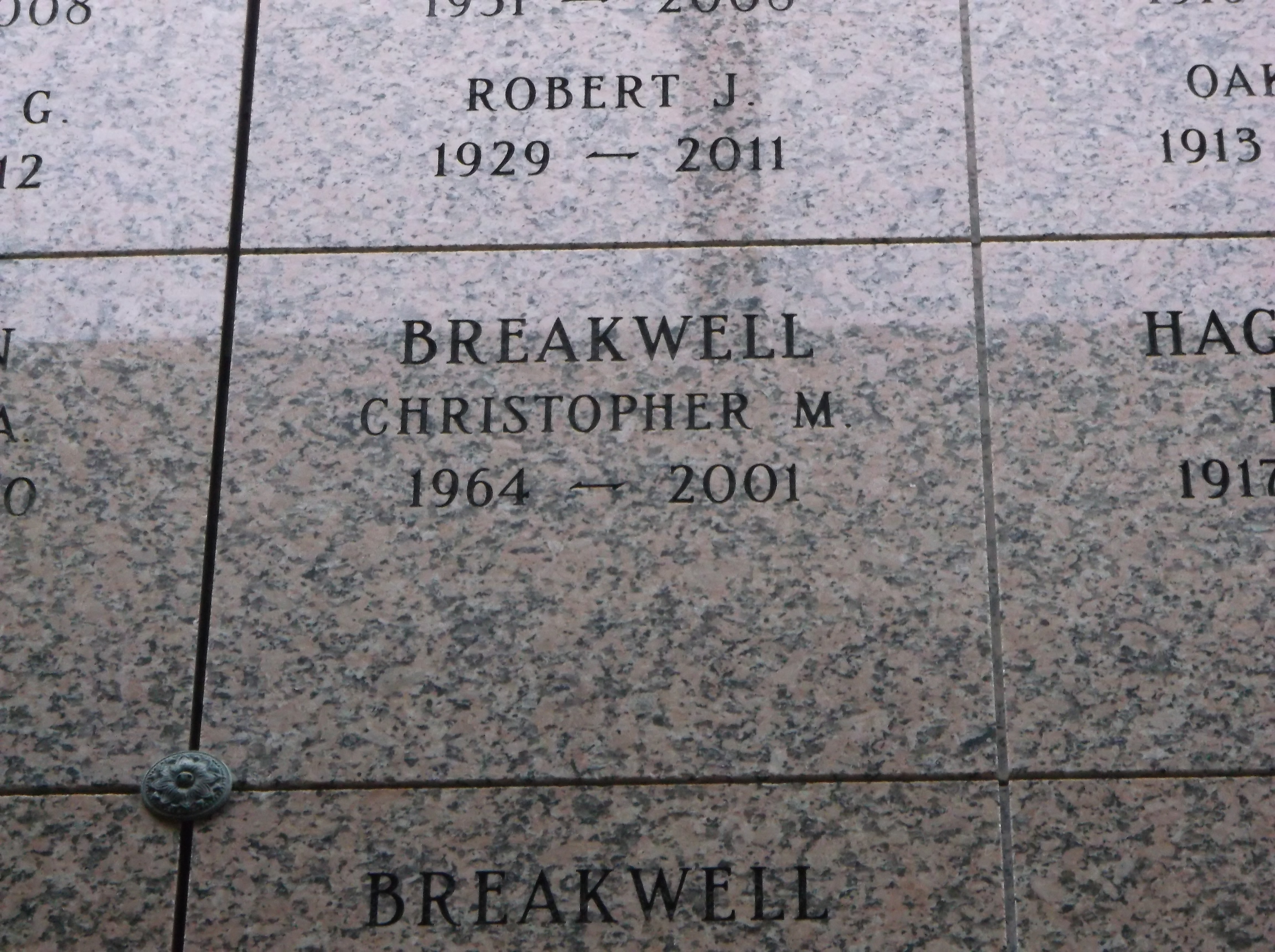 Christopher M Breakwell
