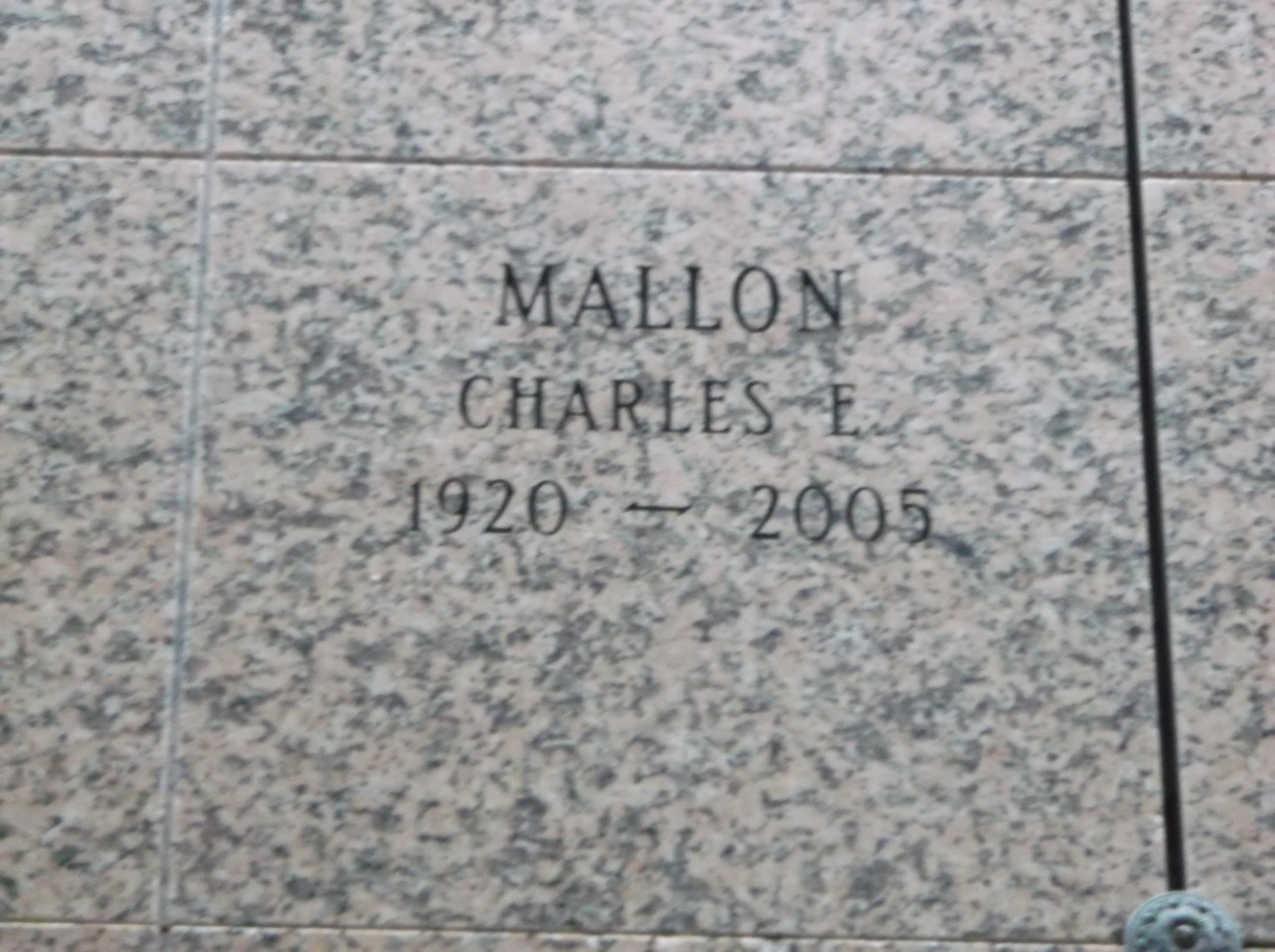 Charles F Mallon