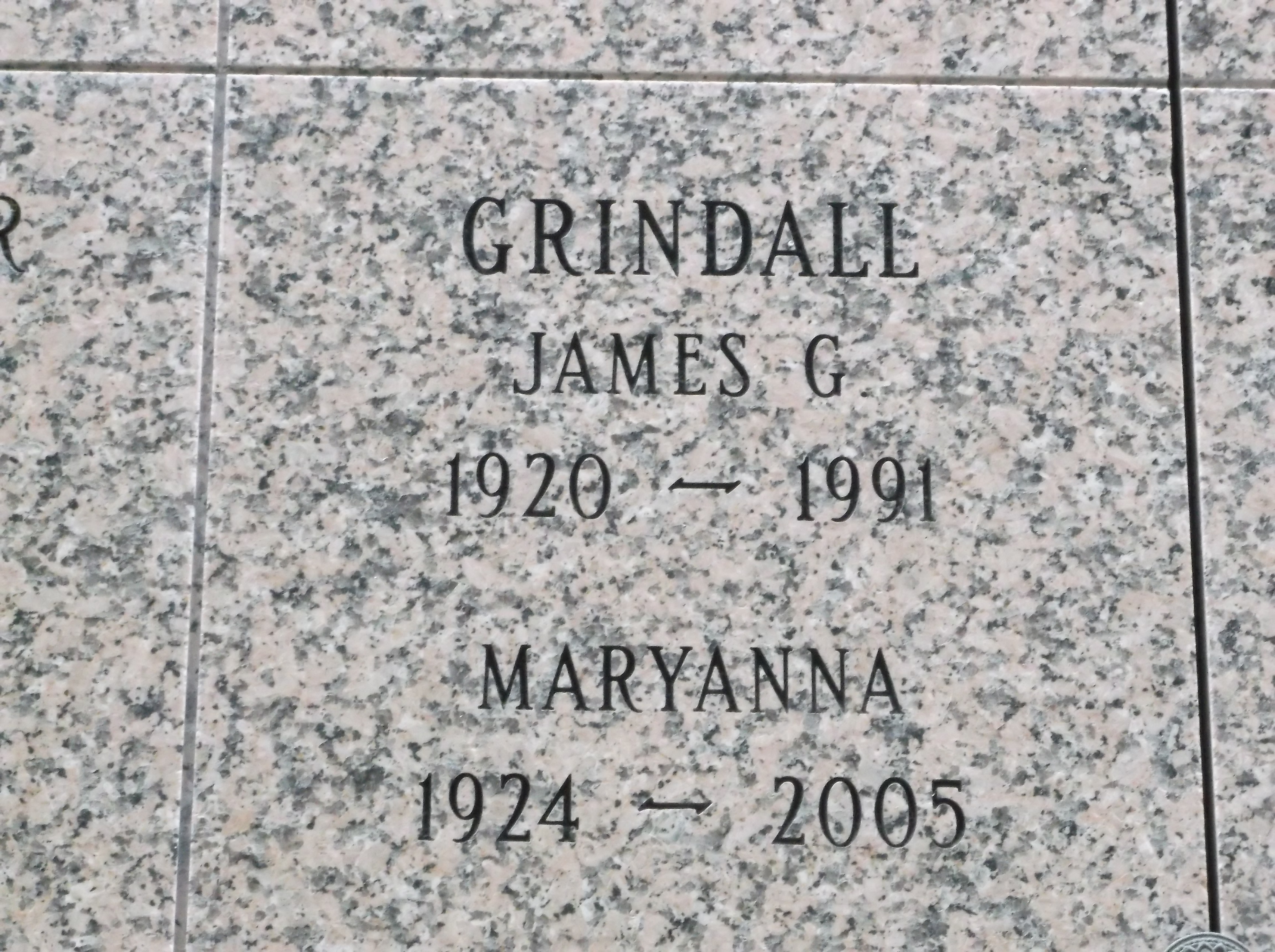James G Grindall