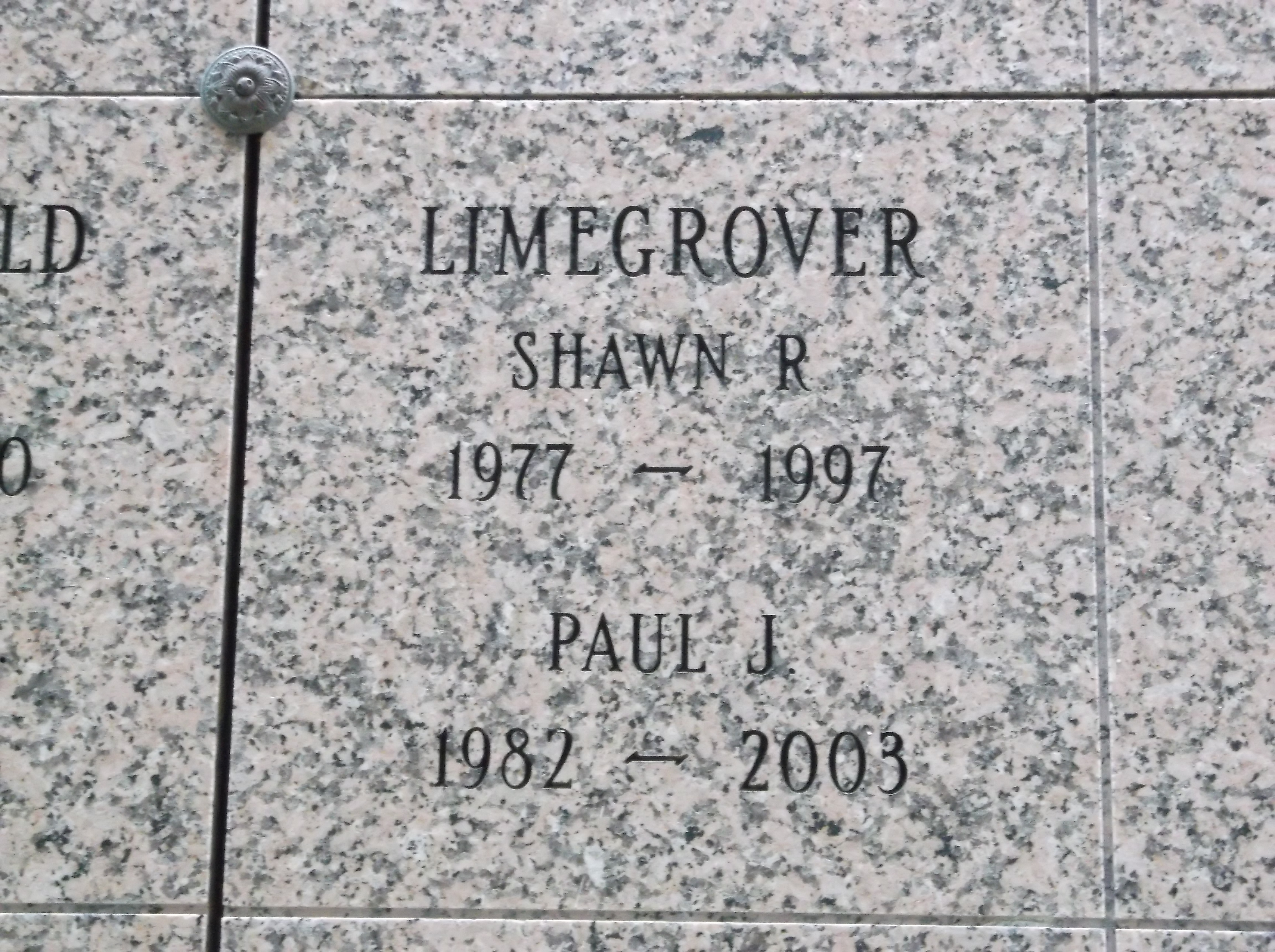 Shawn R Limegrover