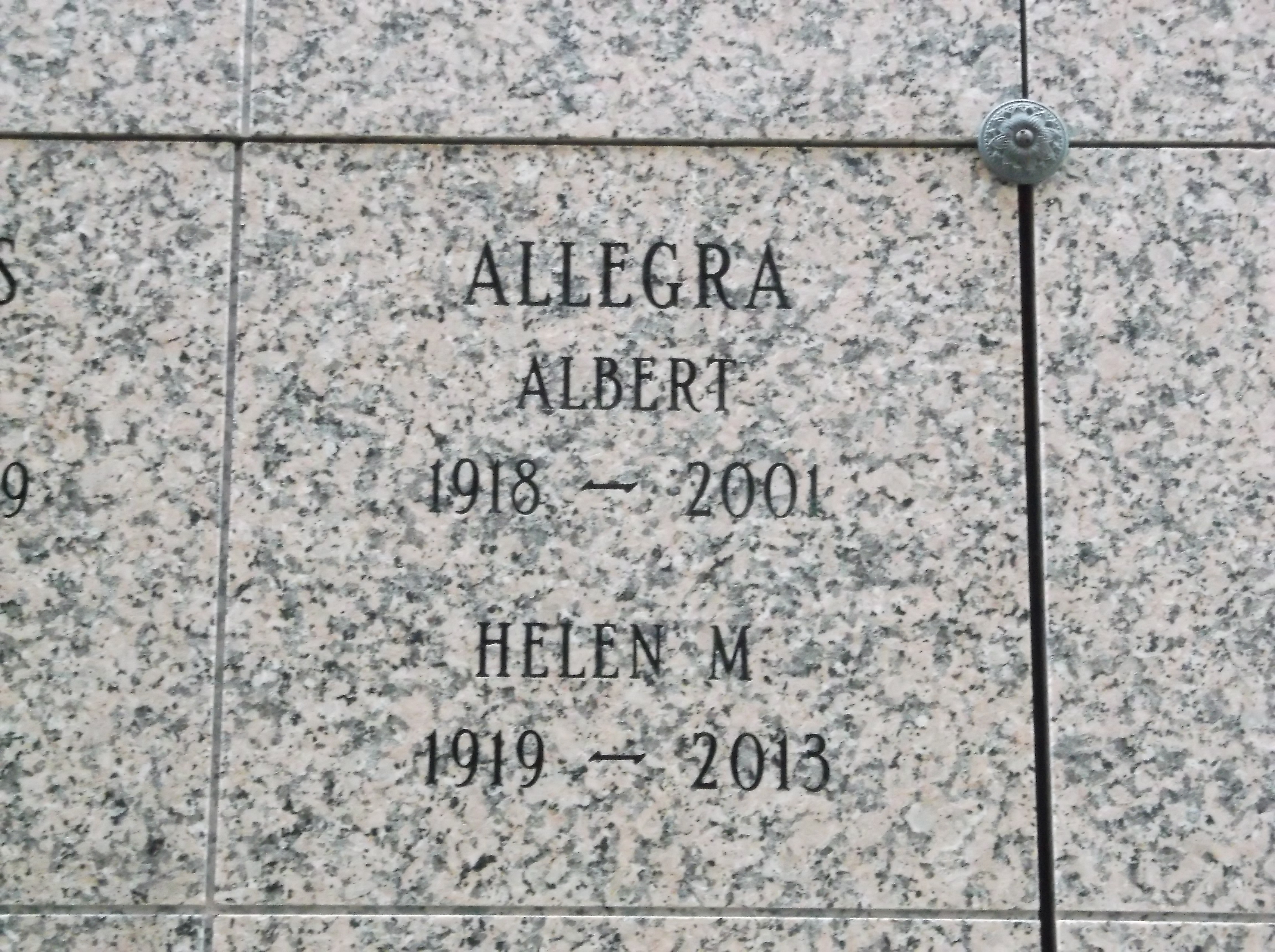 Helen M Allegra