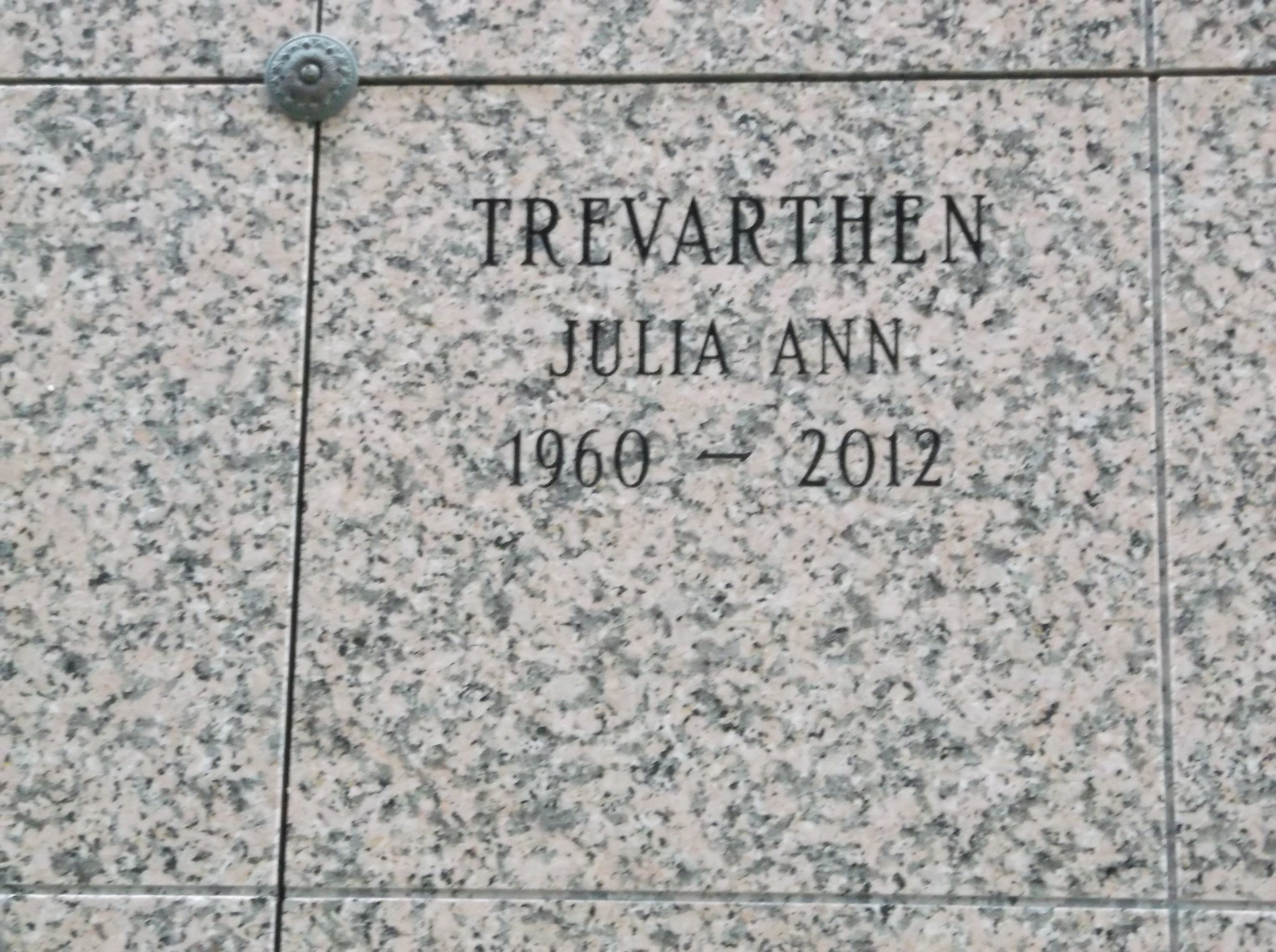 Julia Ann Trevarthen