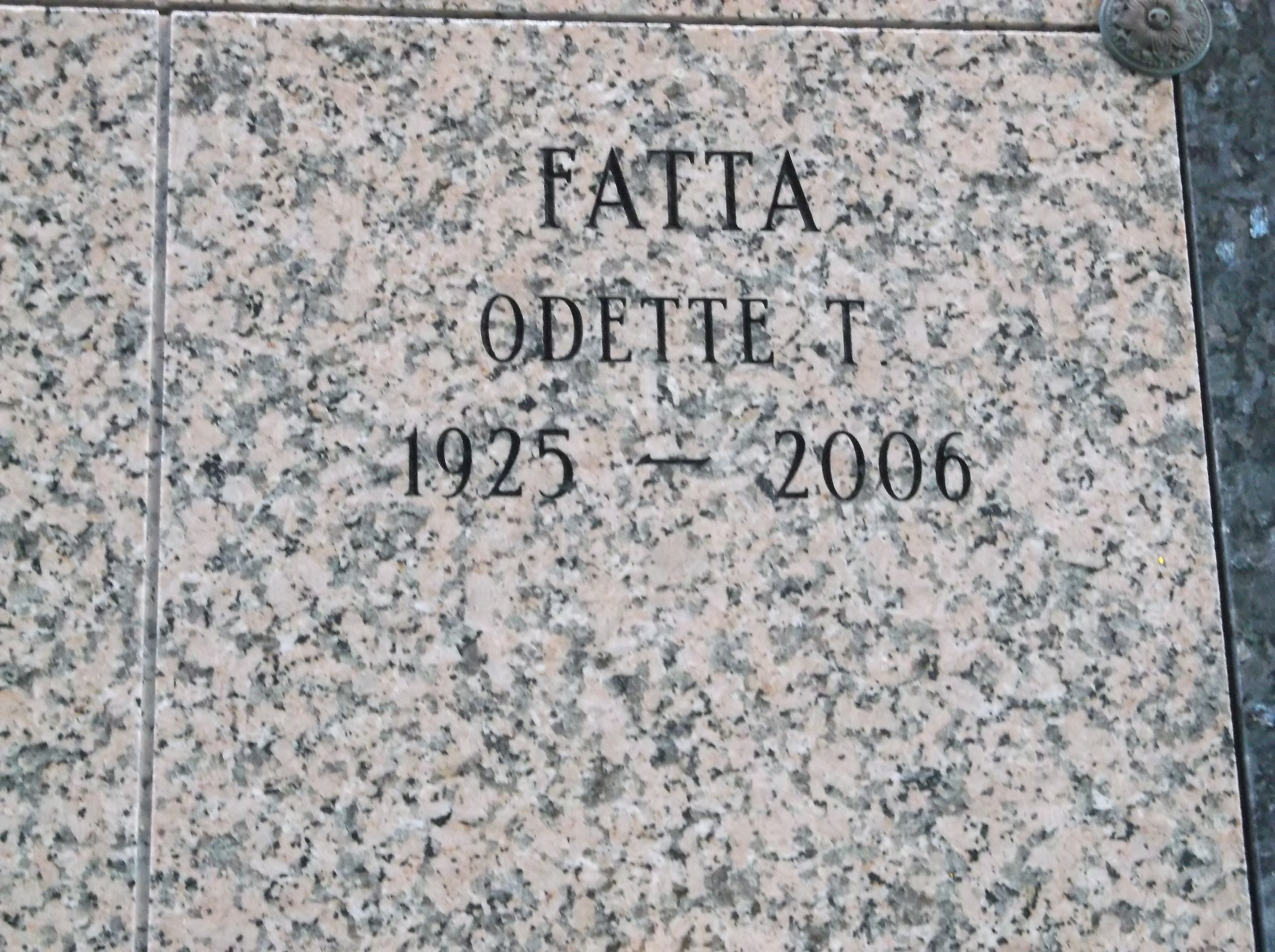 Odette T Fatta