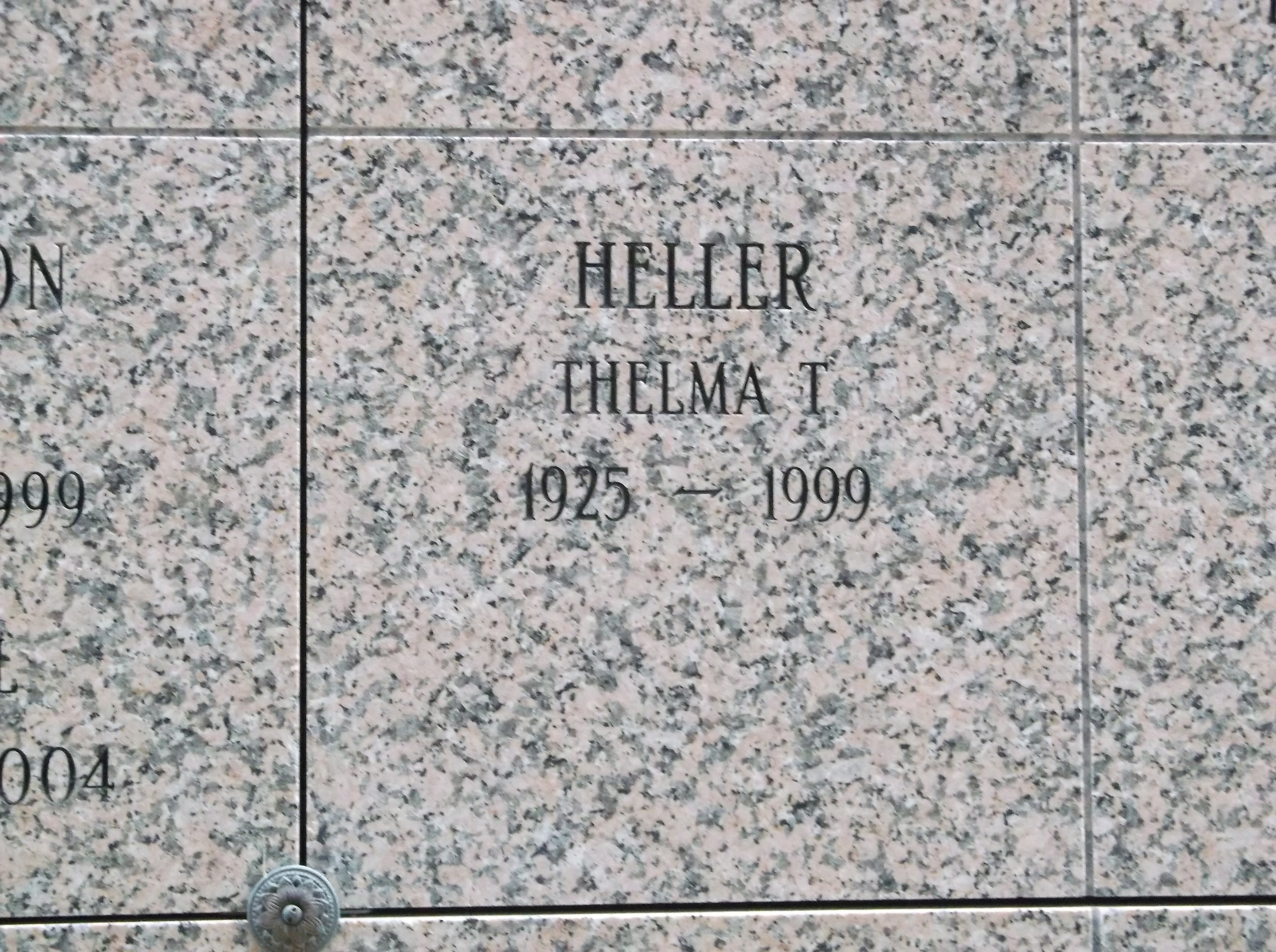 Thelma T Heller