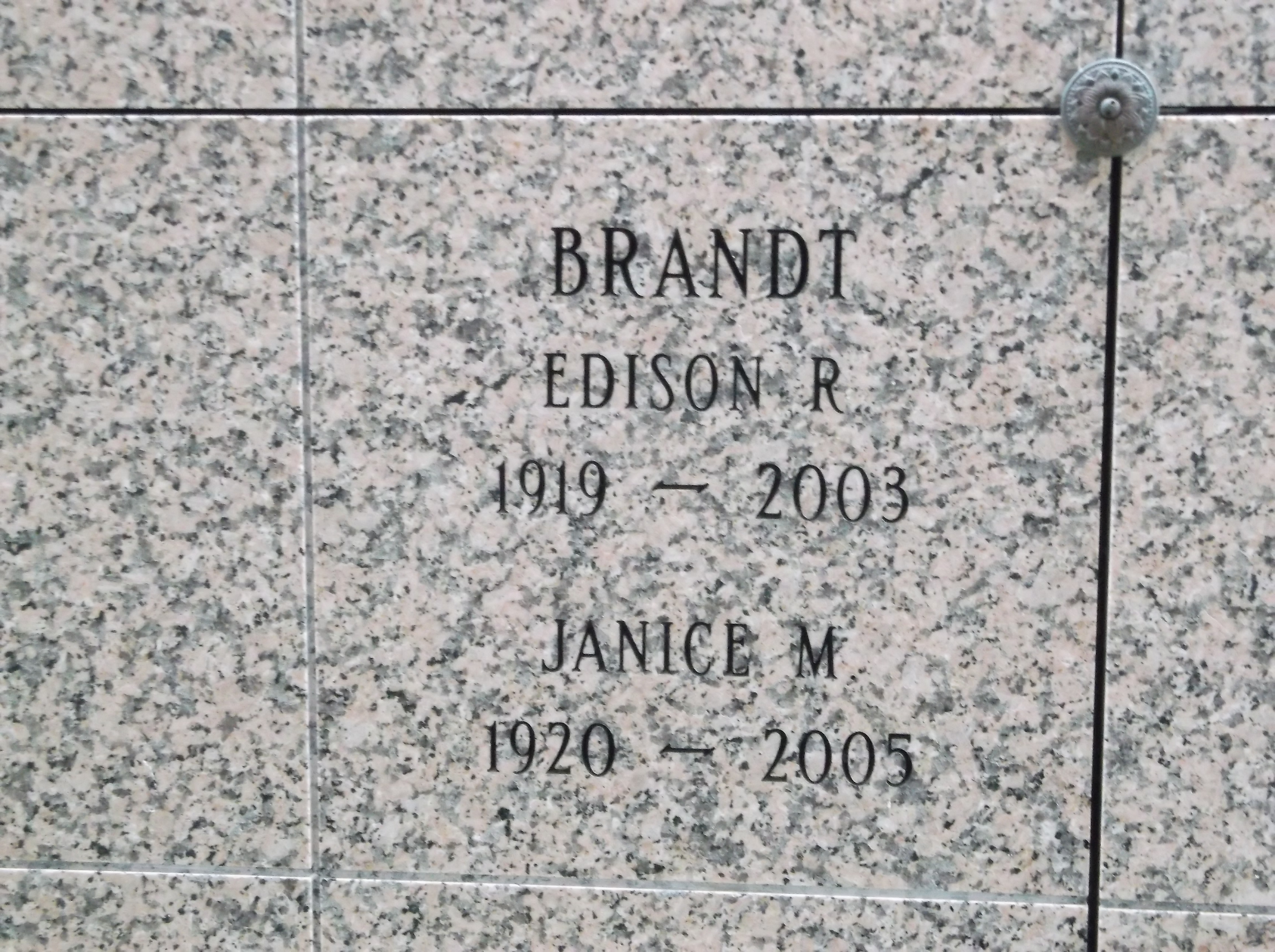 Janice M Brandt