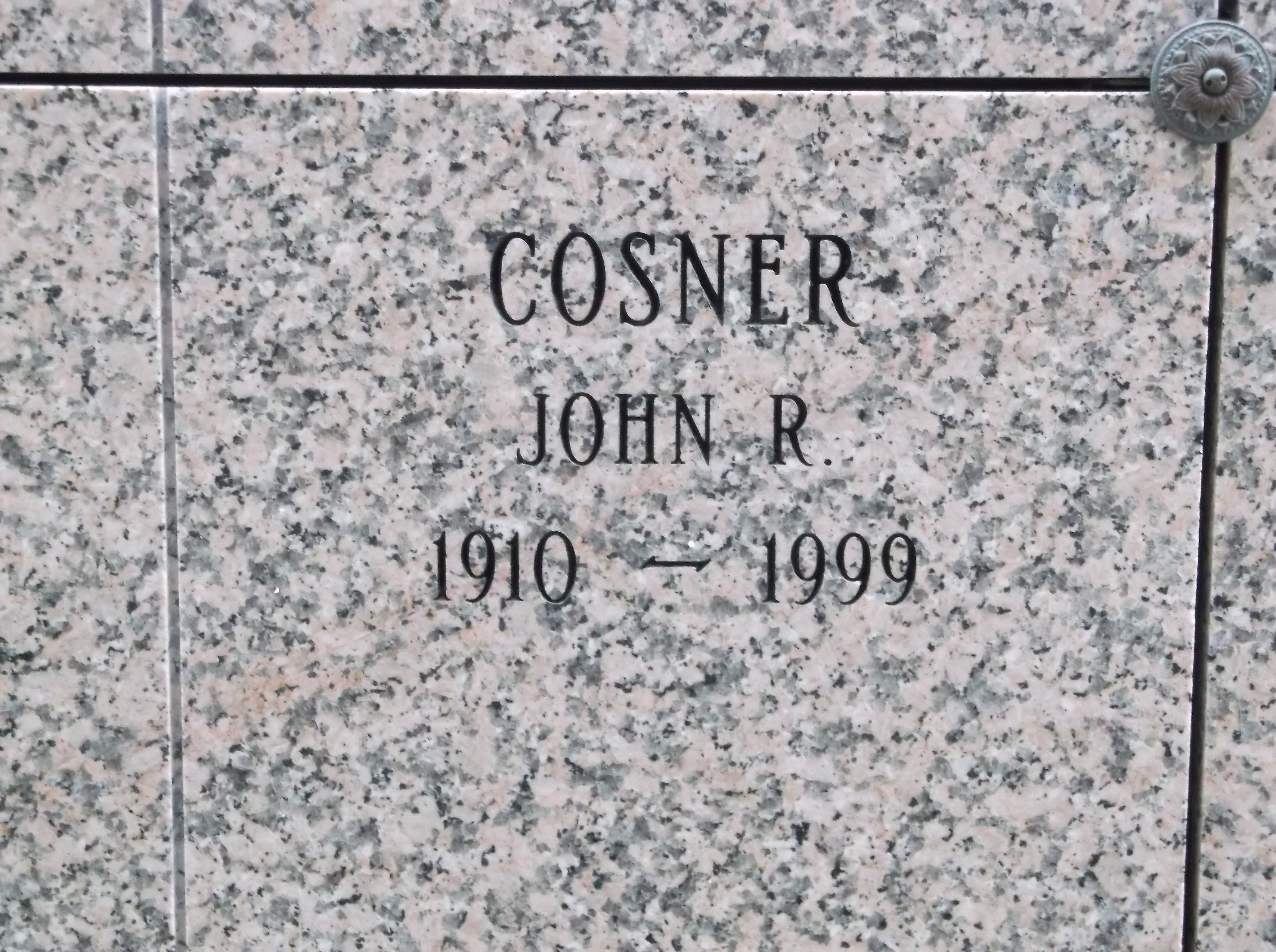 John R Cosner