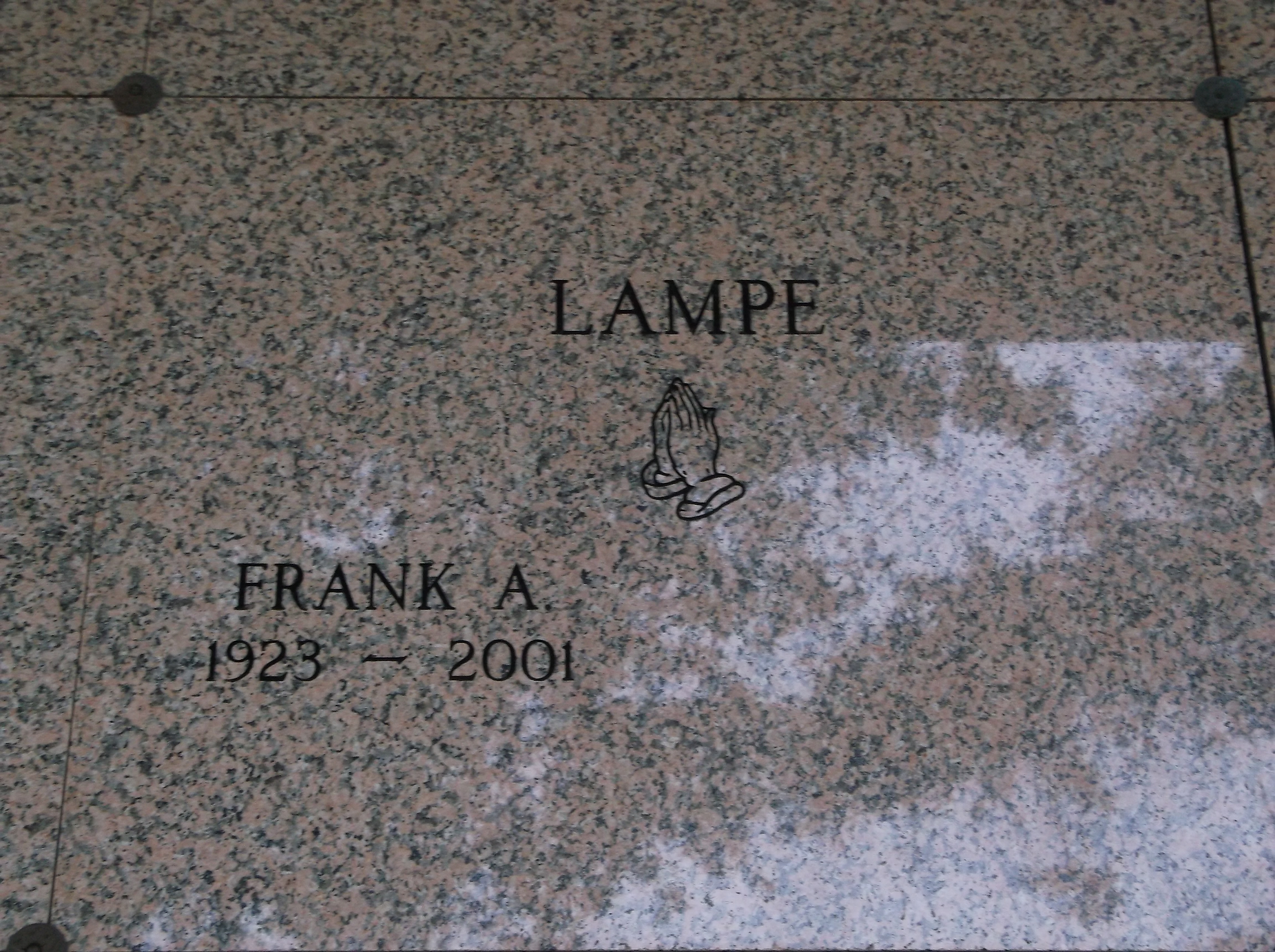 Frank A Lampe