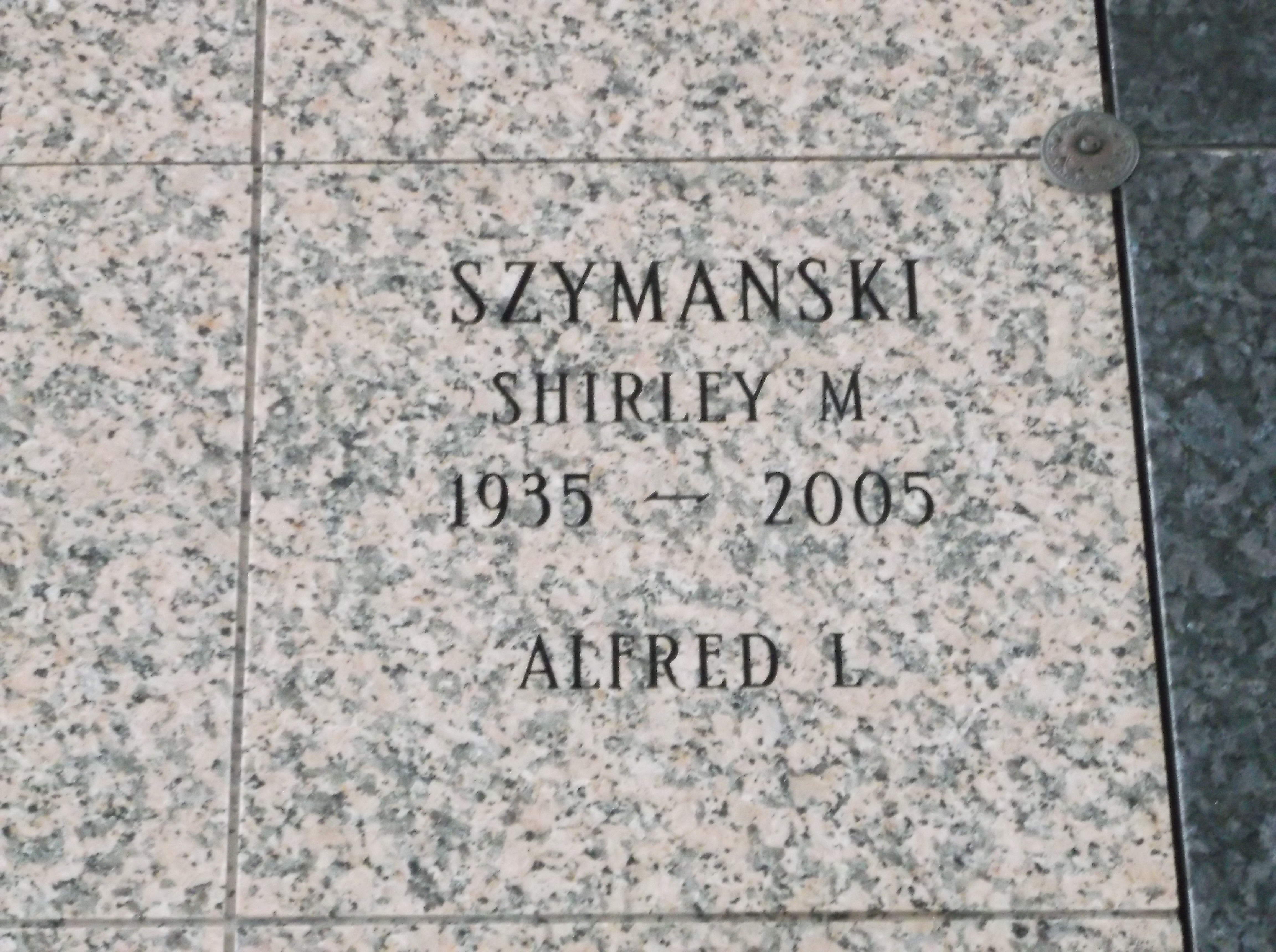 Shirley M Szymanski