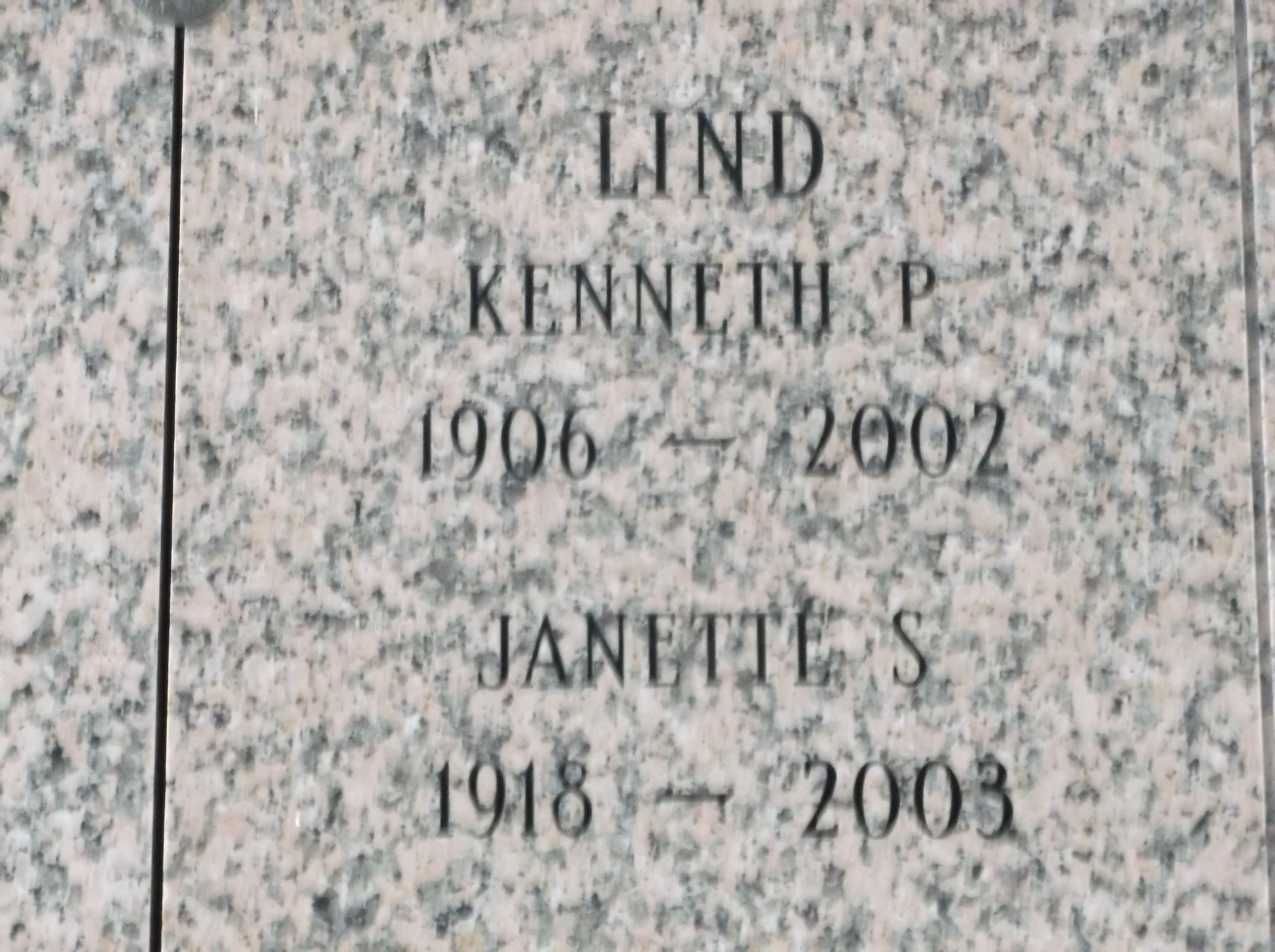 Kenneth P Lind